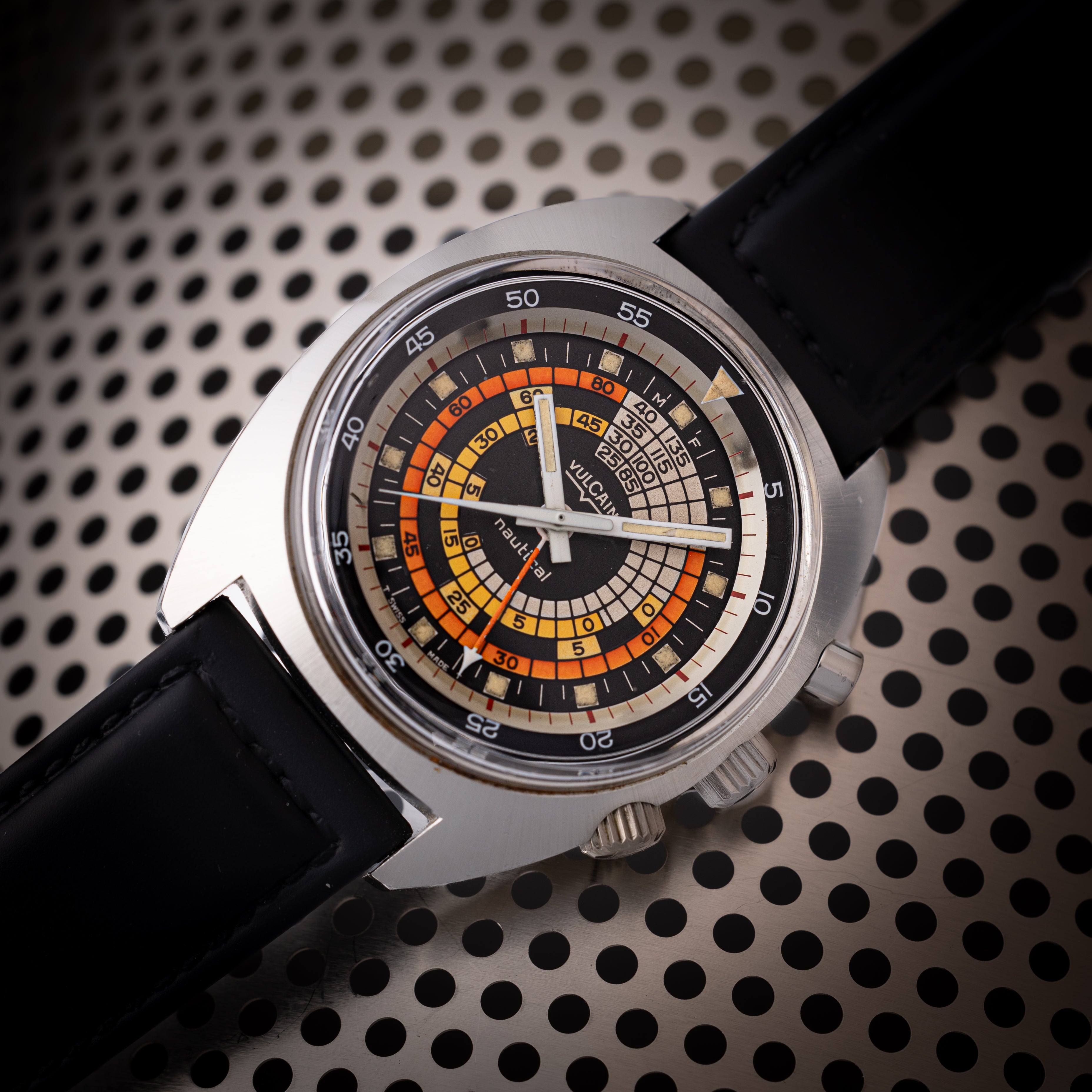 ヴァルカン ノーティカル ダイバーズアラームウオッチ 1970年代製 クリケット