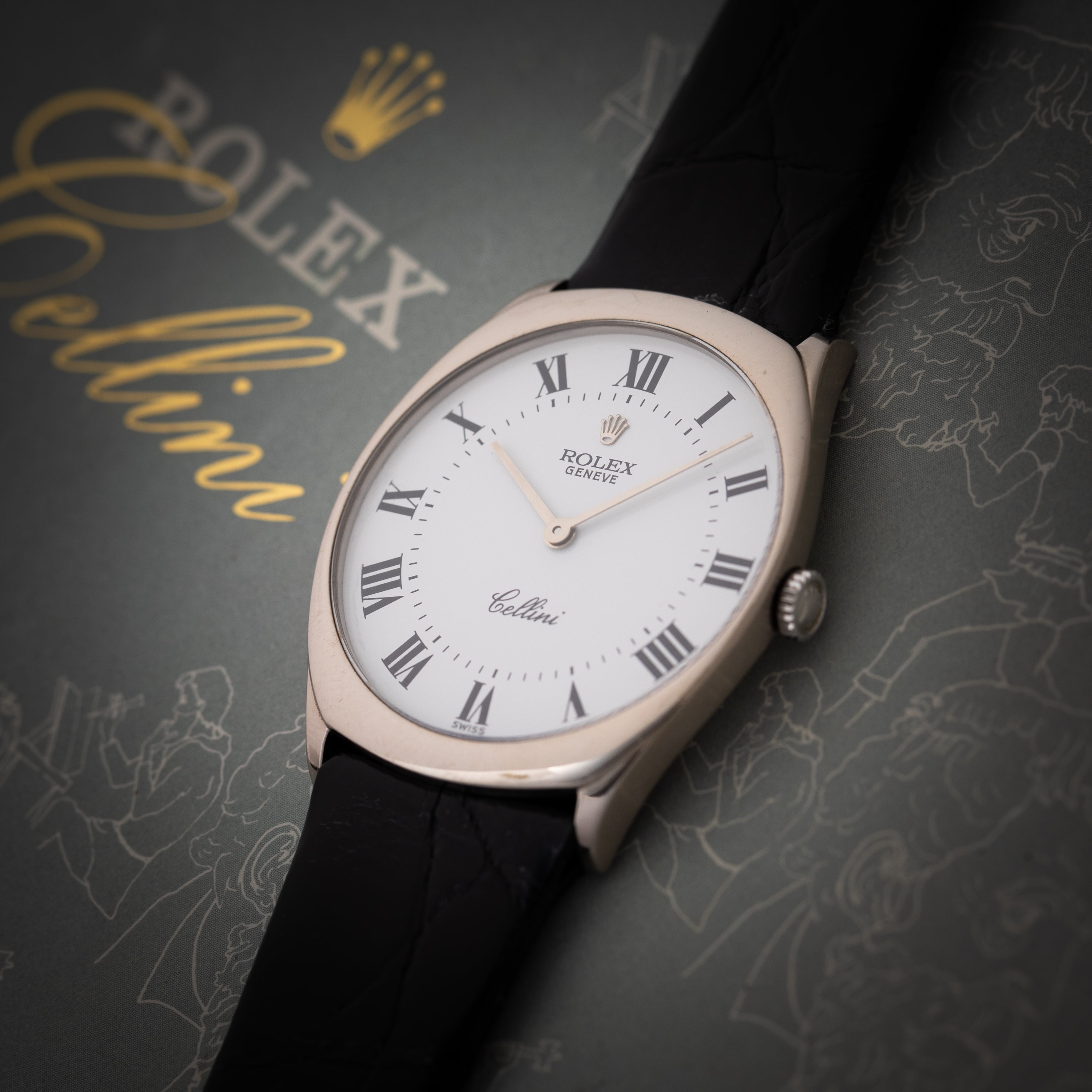 ロレックス チェリーニ 1994年製 18KWG Ref.4133 cal.1602