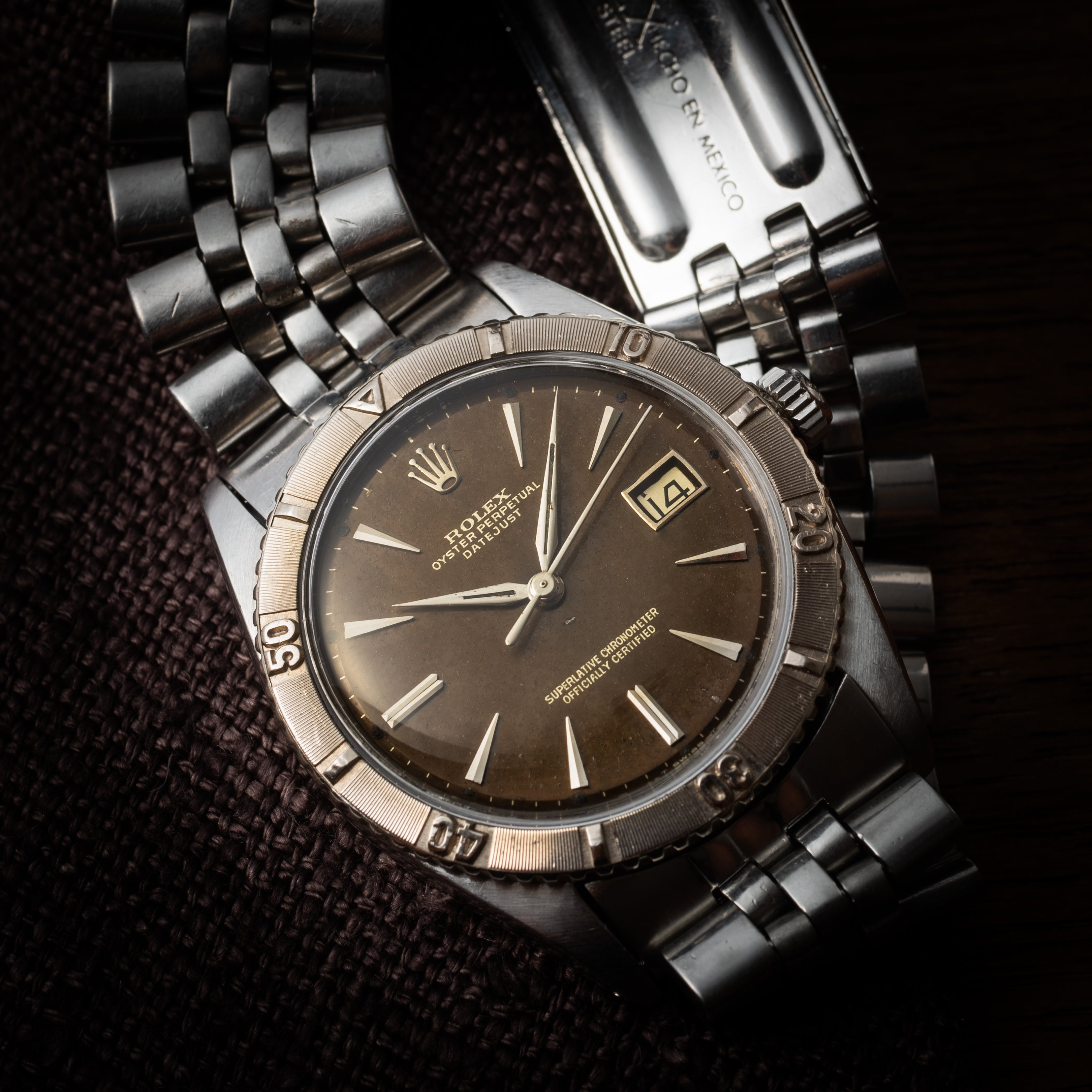 ロレックス サンダーバード 1964年製 ブラウンチェンジダイヤル Ref.1625