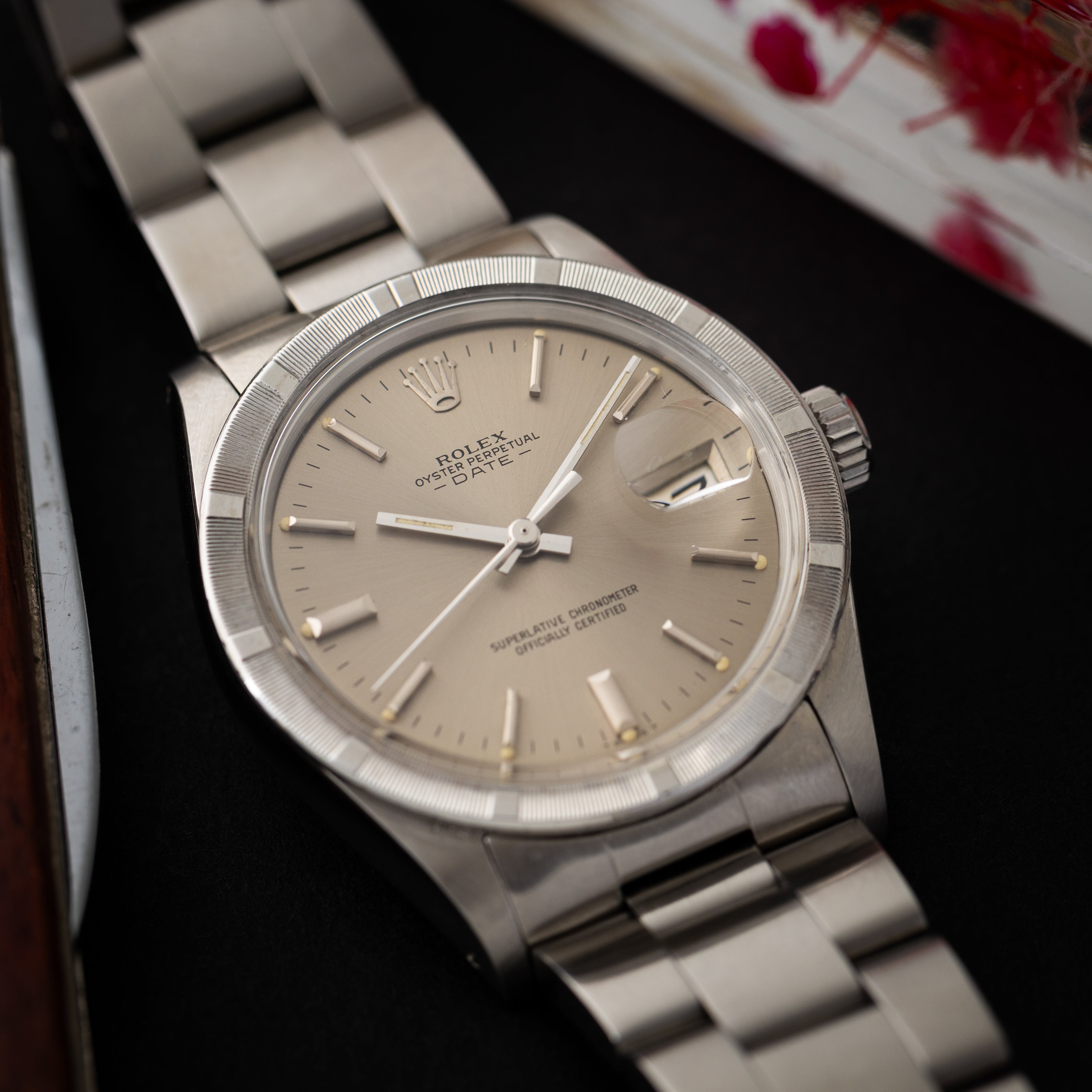 ロレックス 1971年製 オイスターパーペチュアルデイト Ref.1501 グレーダイヤル