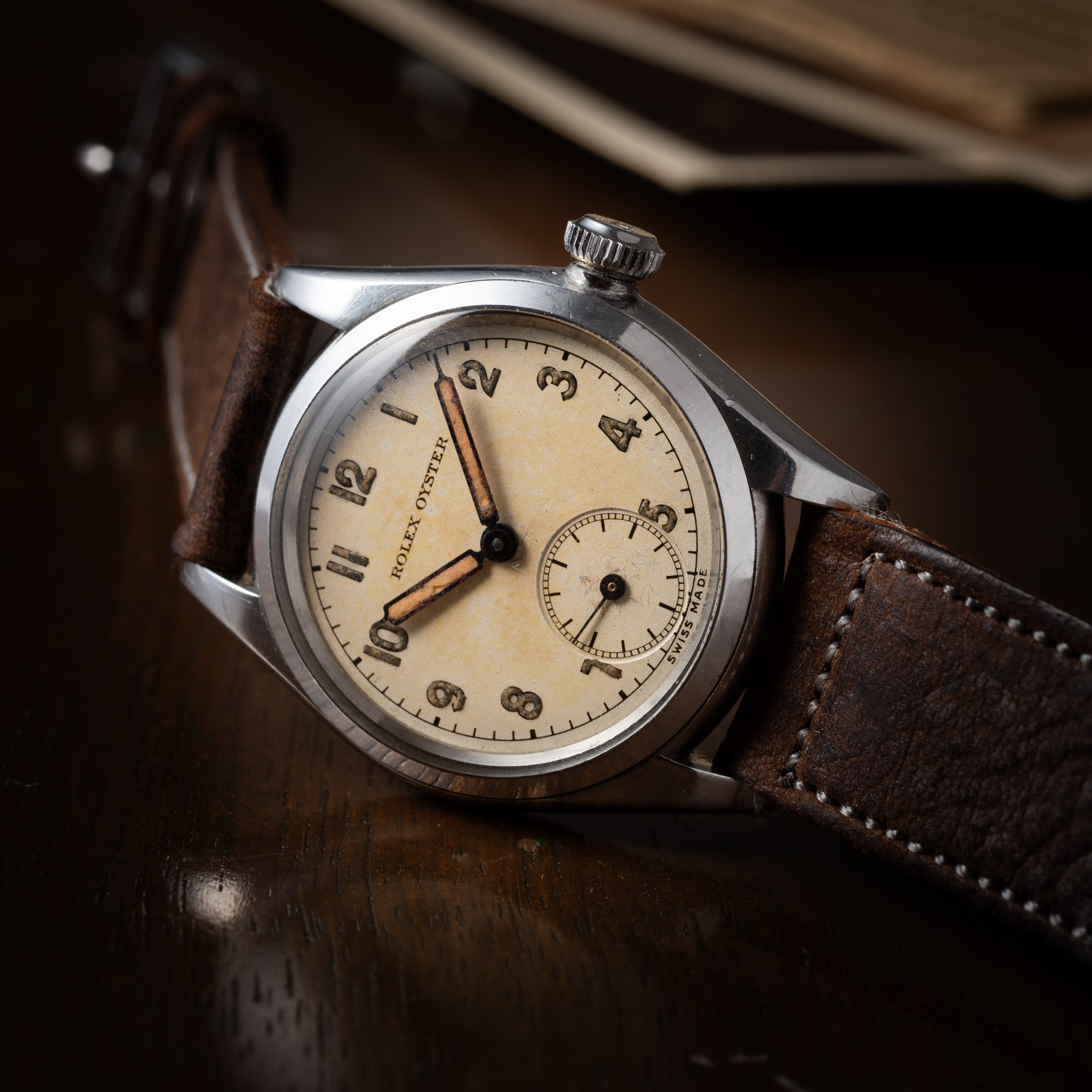 ロレックス オイスター アラビアスモセコダイヤル 1940年代製