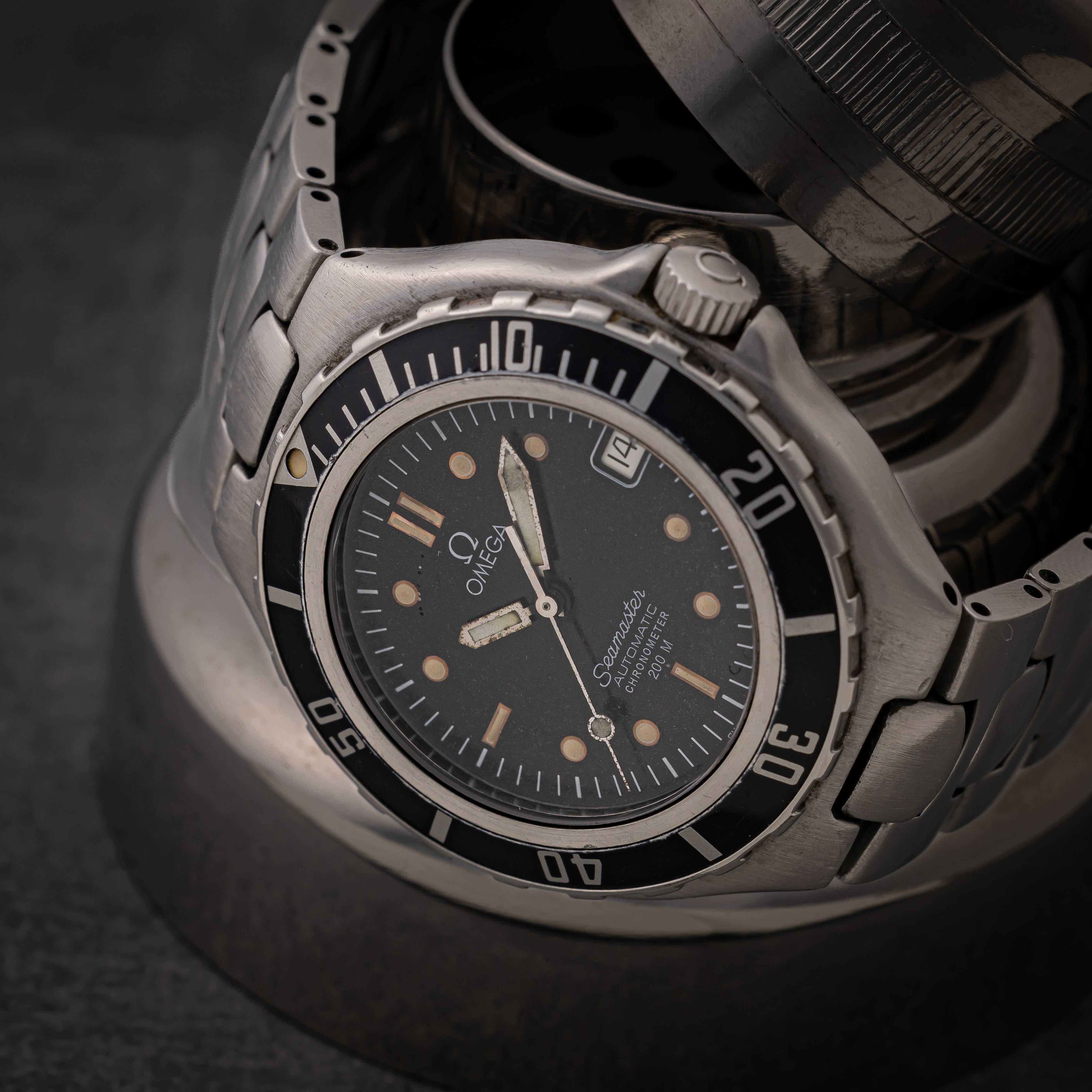 オメガ 1988年製 シーマスター クロノメーター 200ｍ プレボンド