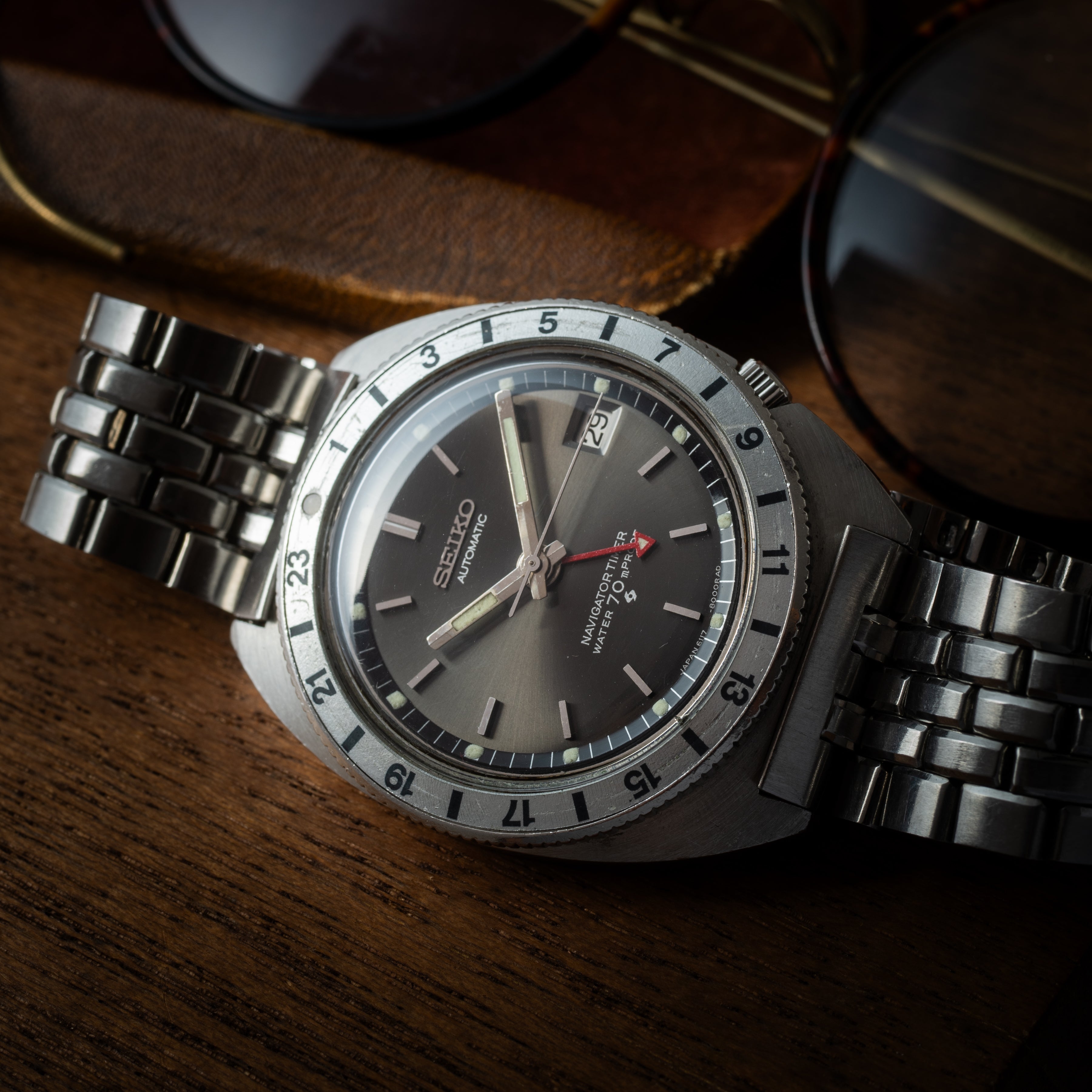 セイコー 5スポーツ ナビゲータータイマー 1968年製 自動巻き