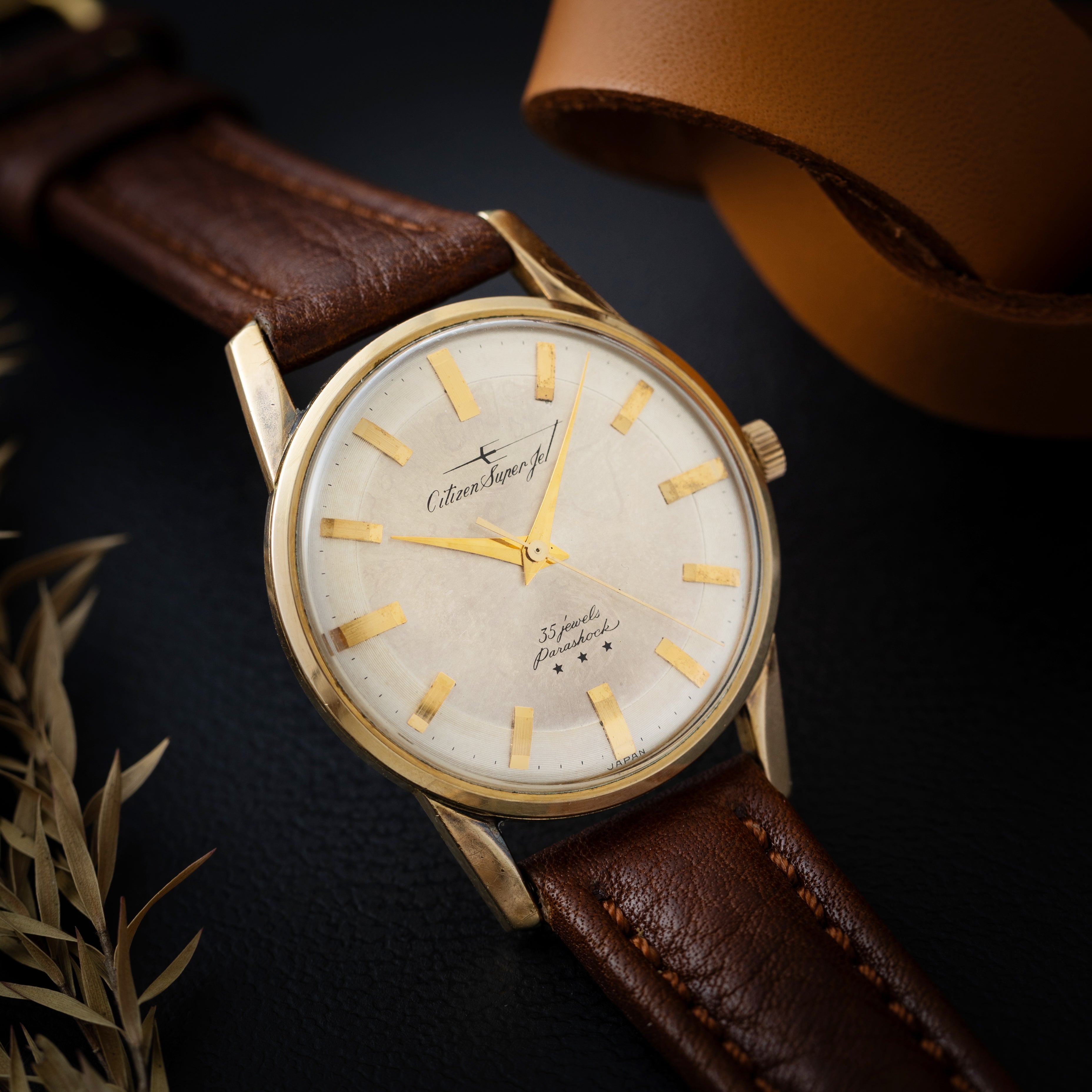 シチズン スーパージェット 1962年製 Ref.JT1507081 14金張り