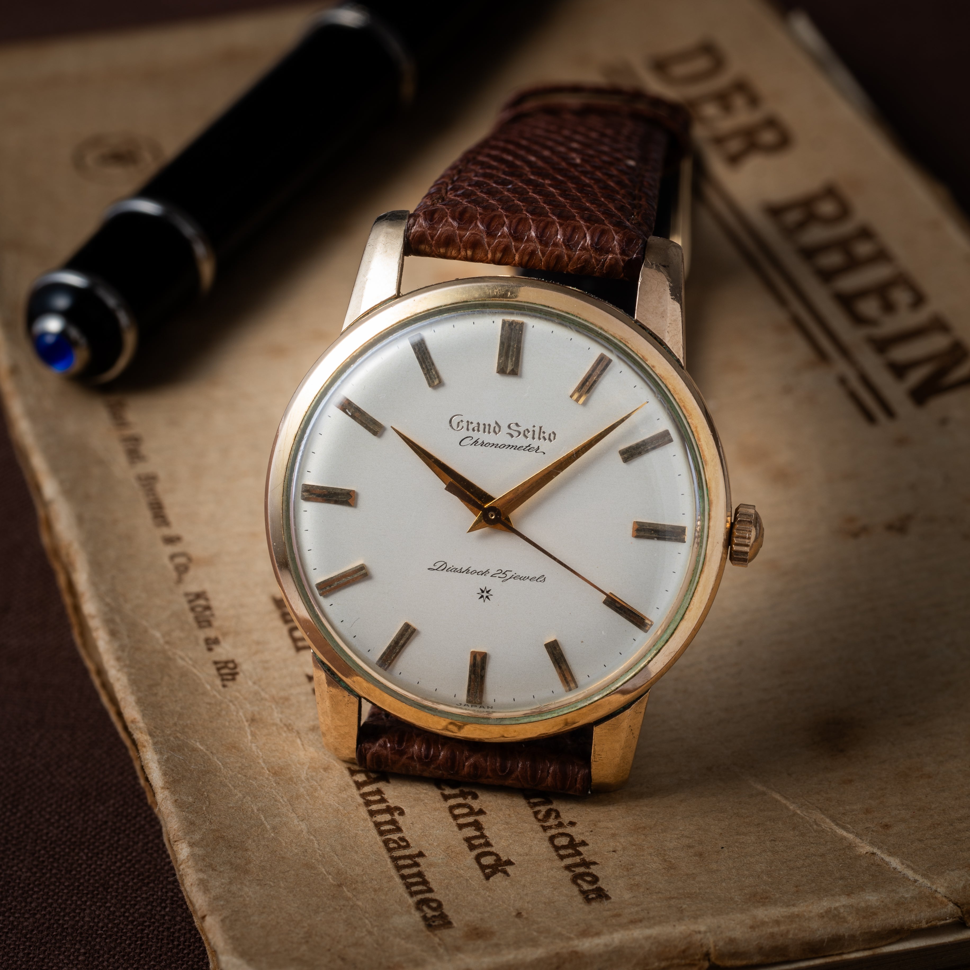 グランドセイコー ファーストモデル 1961年製 彫り文字盤