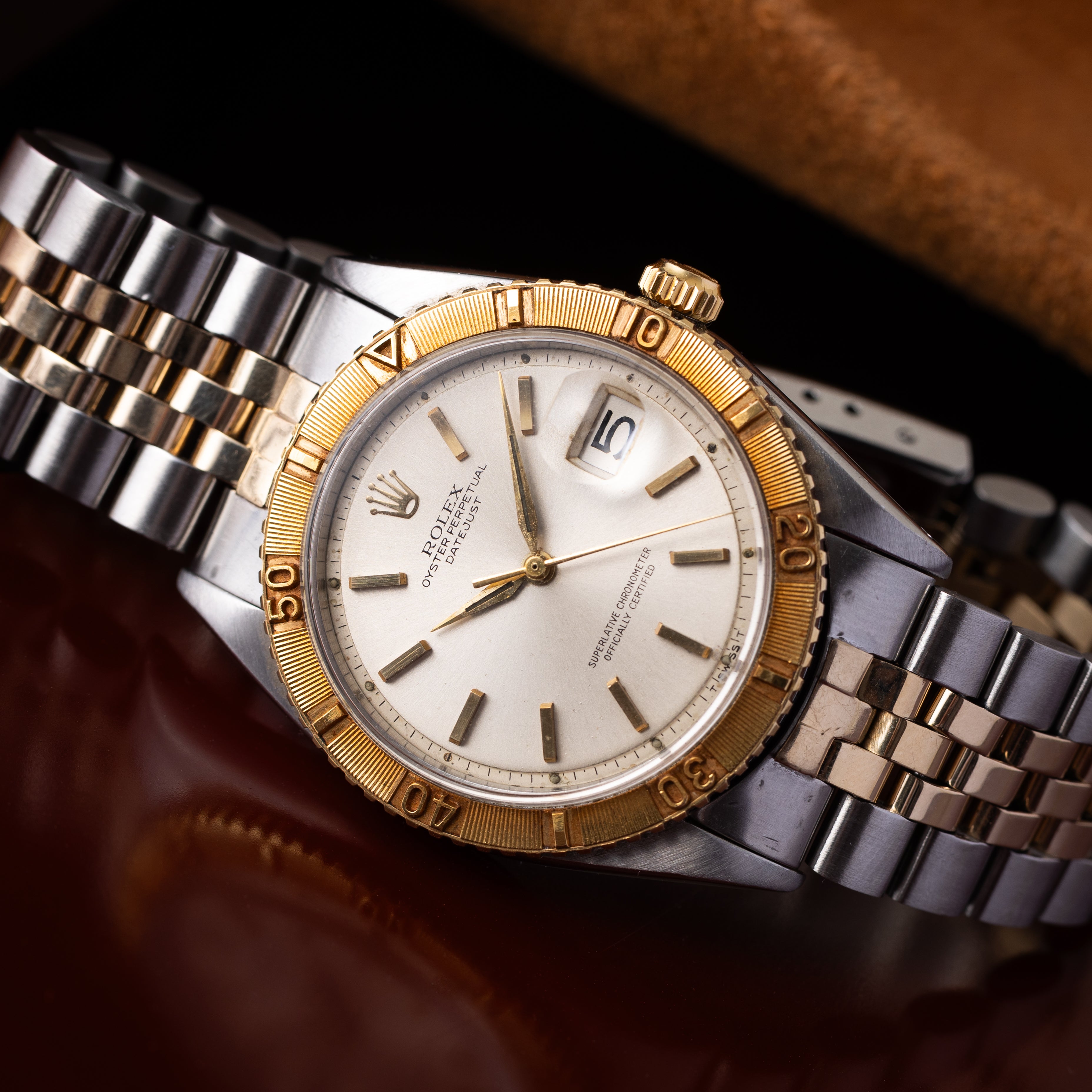 ロレックス サンダーバード 1965年製 シルバーダイヤルコンビモデル Ref.1625