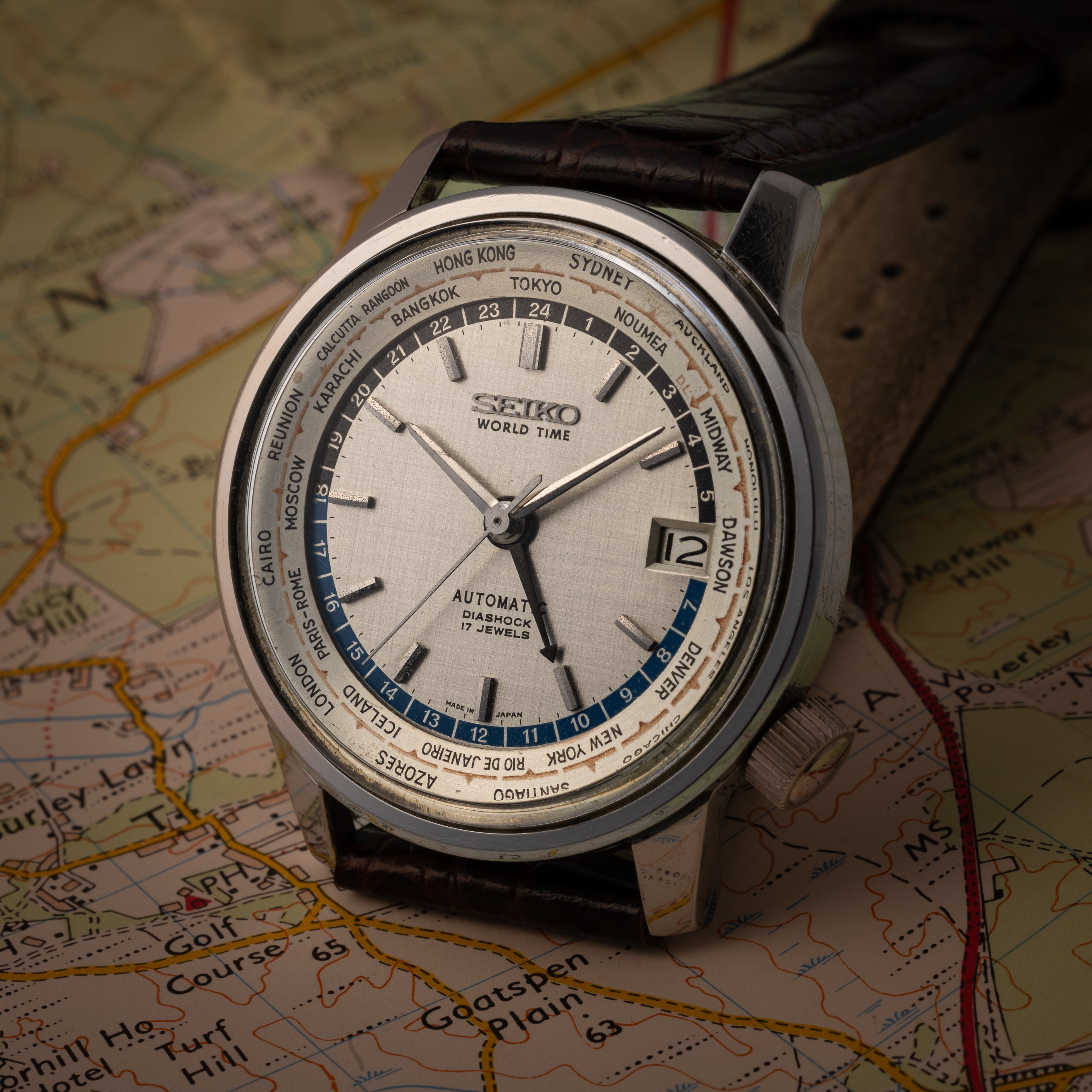 セイコー ワールドタイム 1st 1964年製 Ref.6217-7000