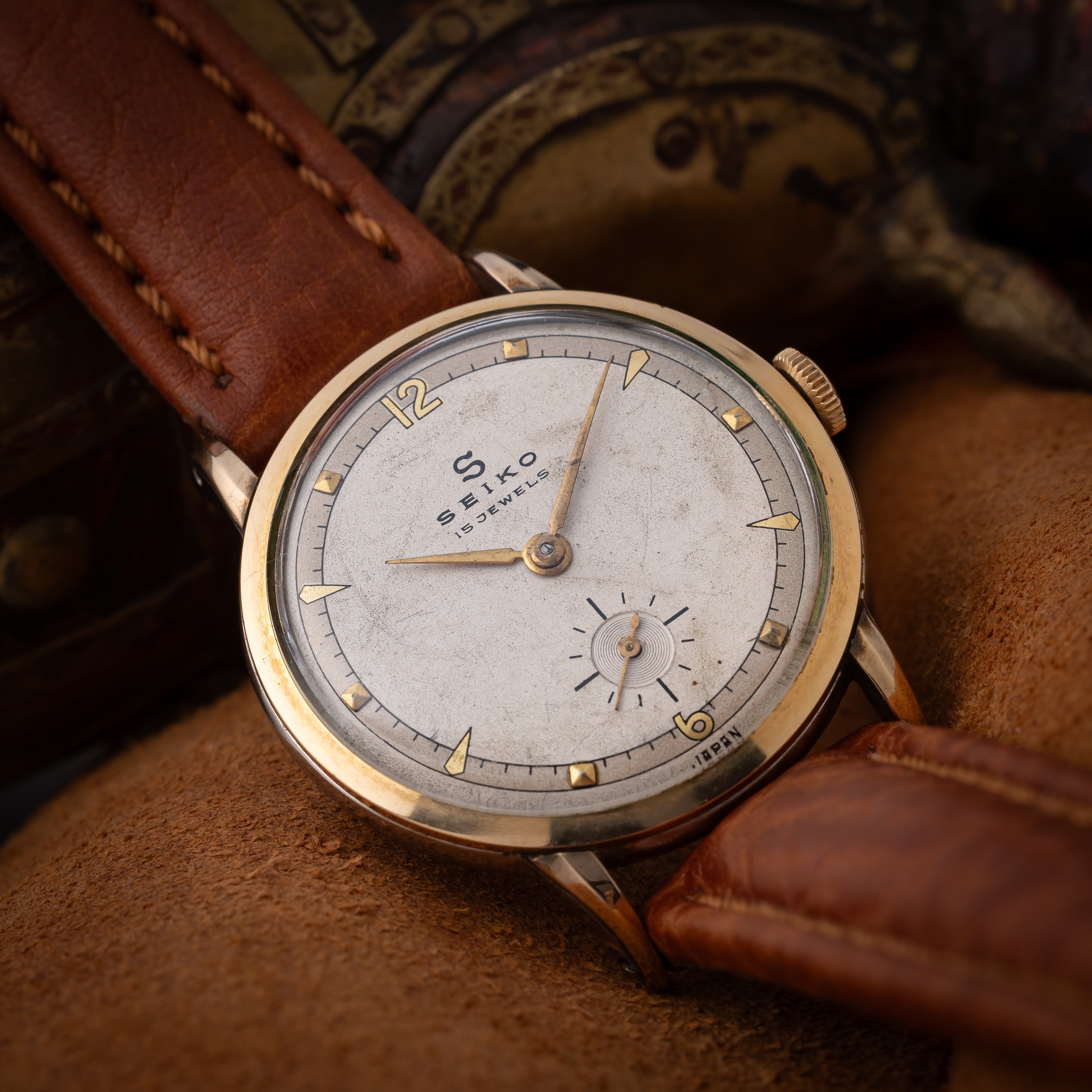 セイコー ラウンドケース 1955年製 スモールセコンド 新10B型