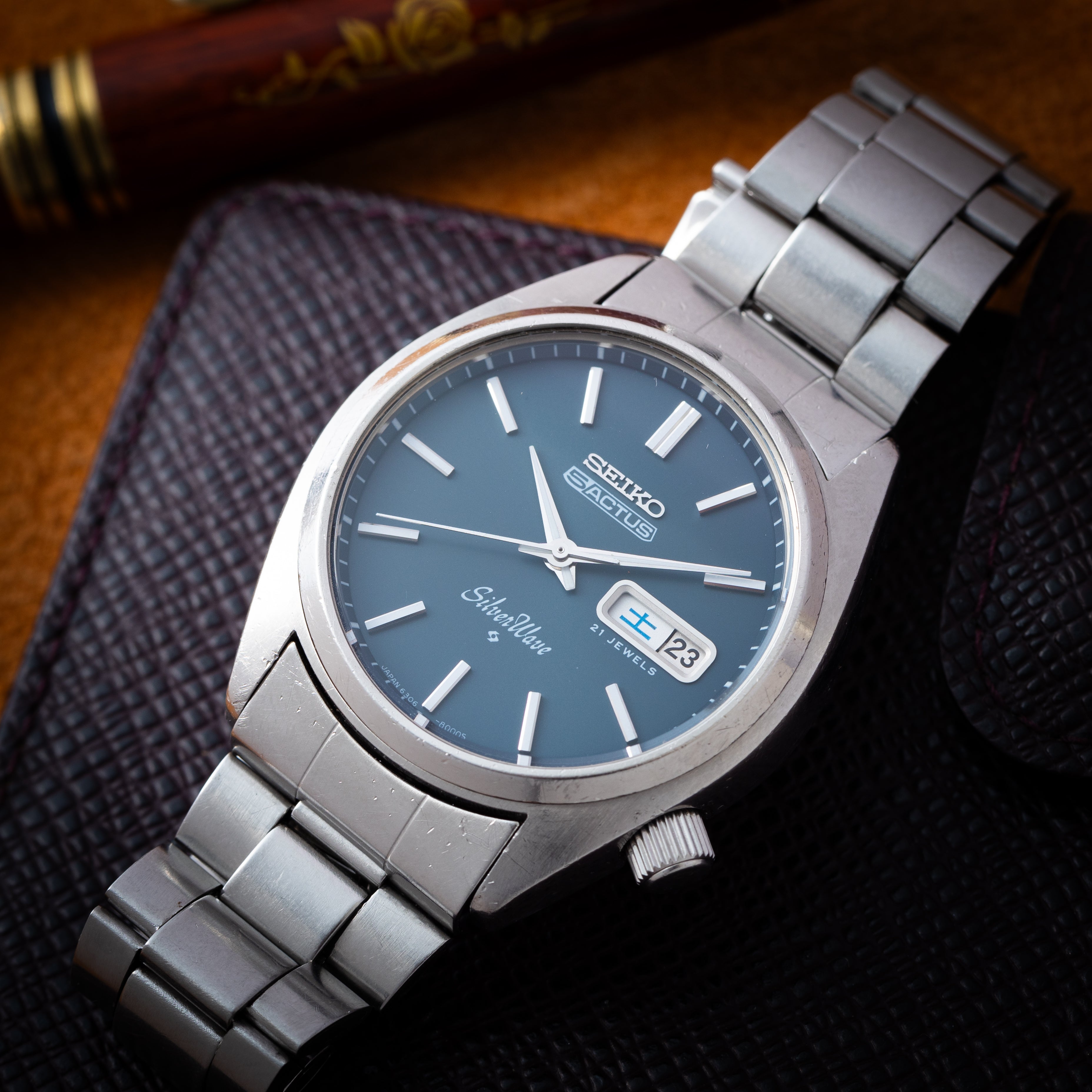 セイコー 5アクタス シルバーウェーブ 1976年製 Ref.6306-8000