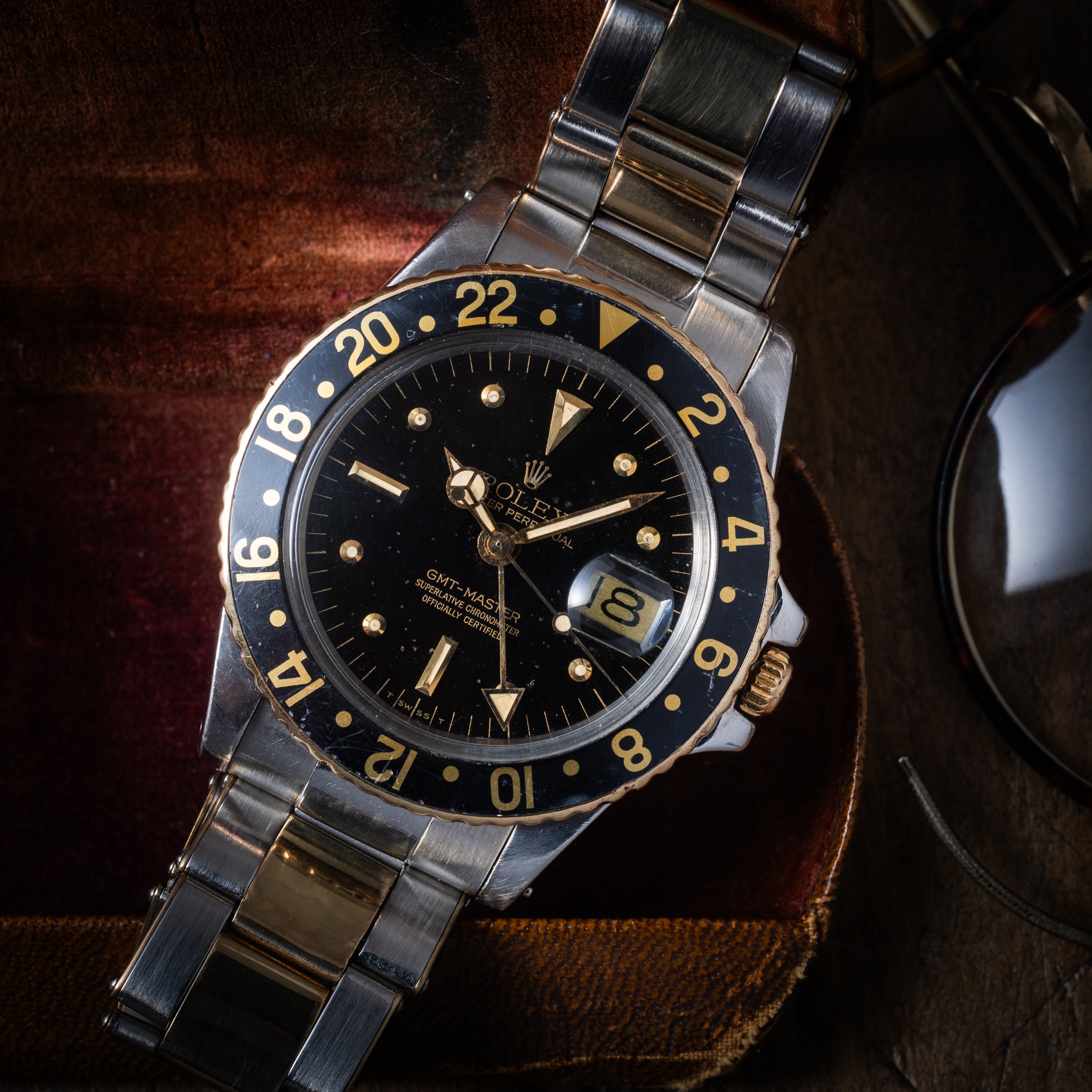 ロレックス GMTマスター 黒ツボ 1978年製 Ref.1675