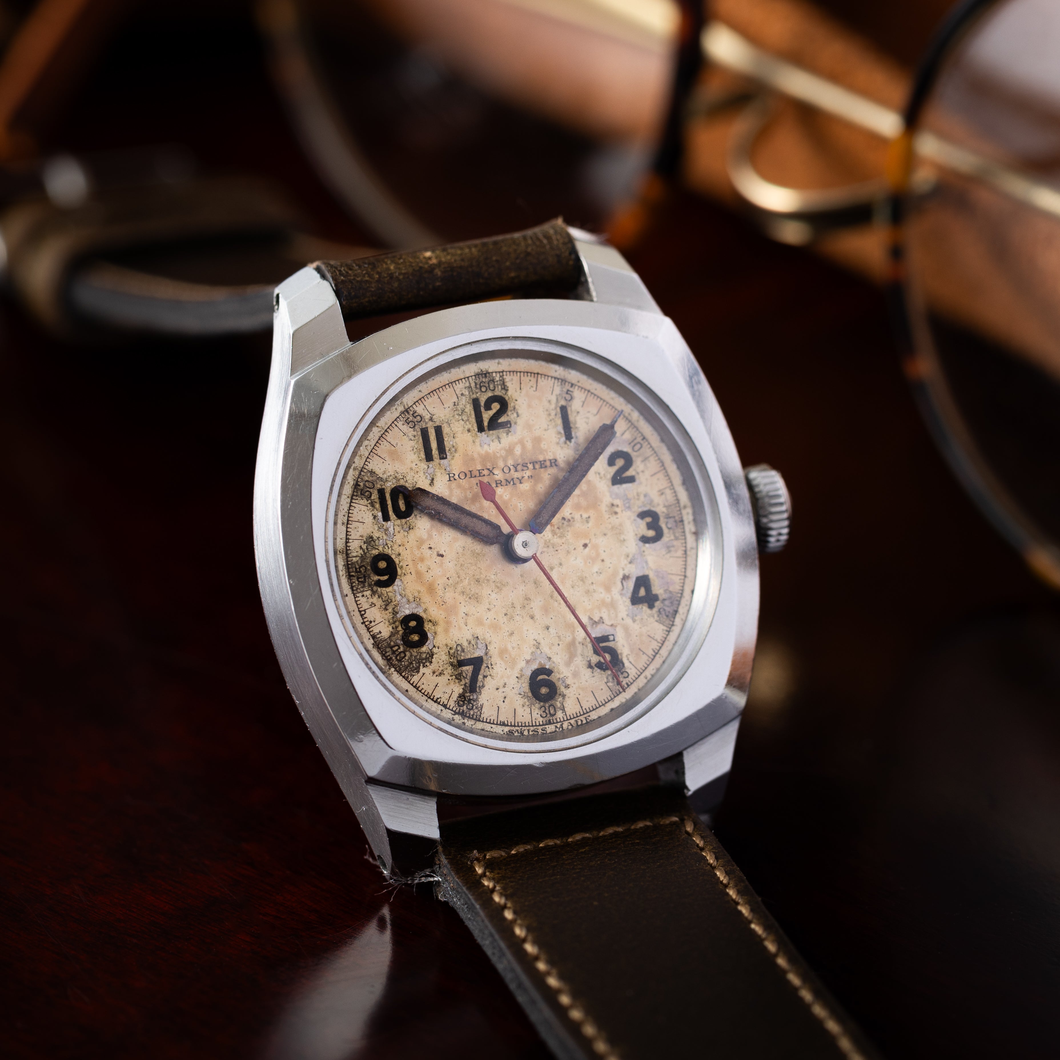 ロレックス オイスター アーミー クッションケース 1940年代