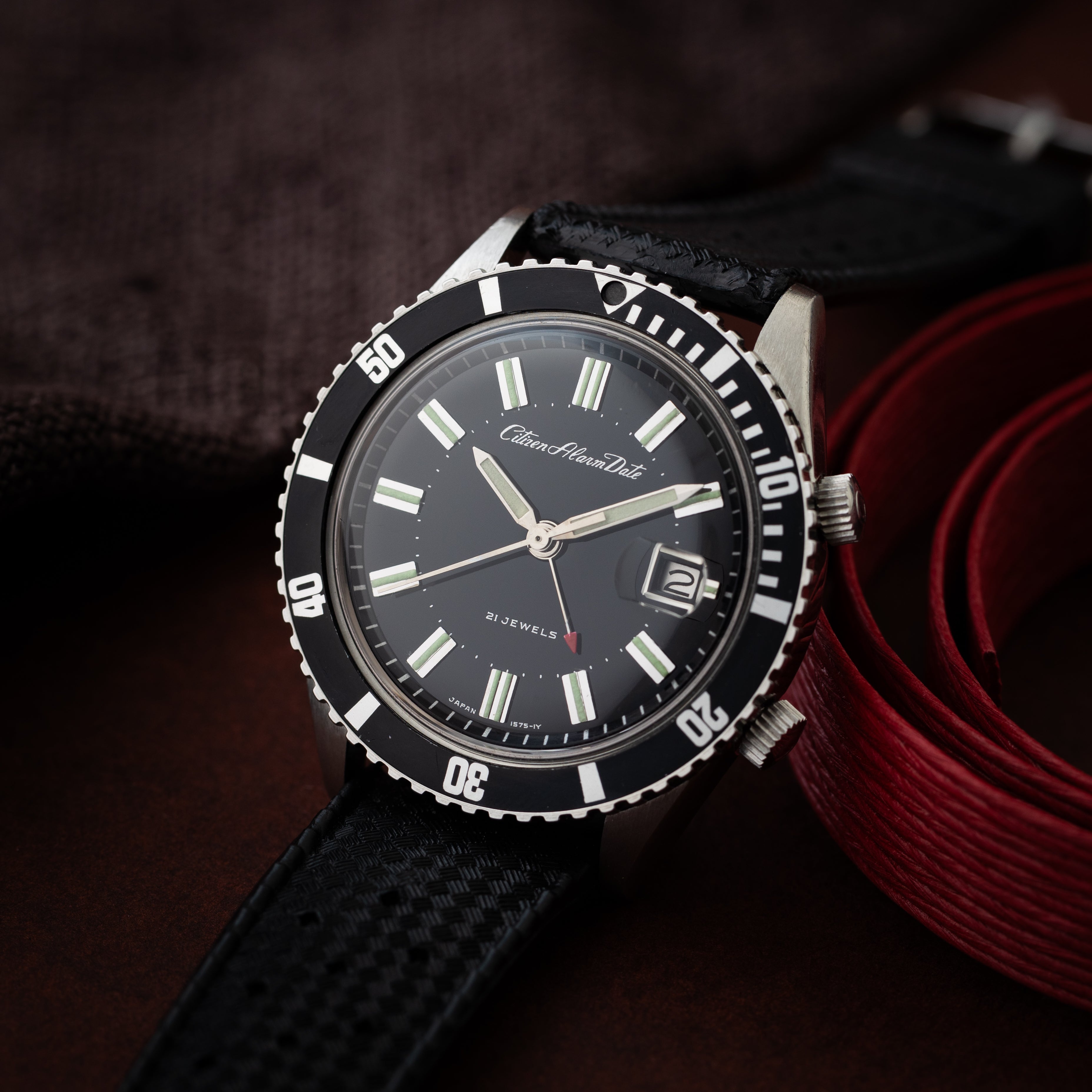 シチズン アラームデイト 1968年製 ダイバー 手巻き