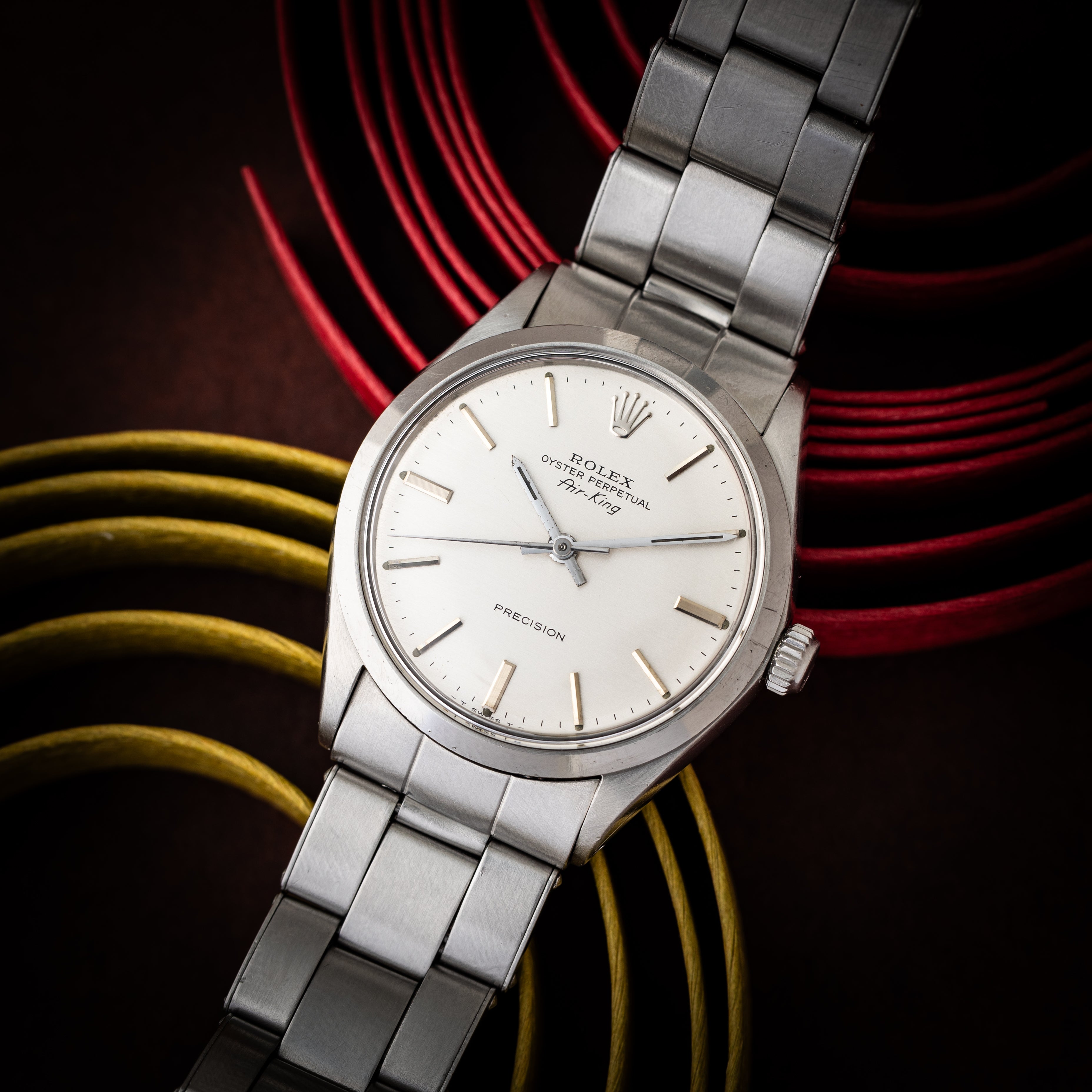 ロレックス エアキング 1970年製 シルバーダイヤル Ref.5500