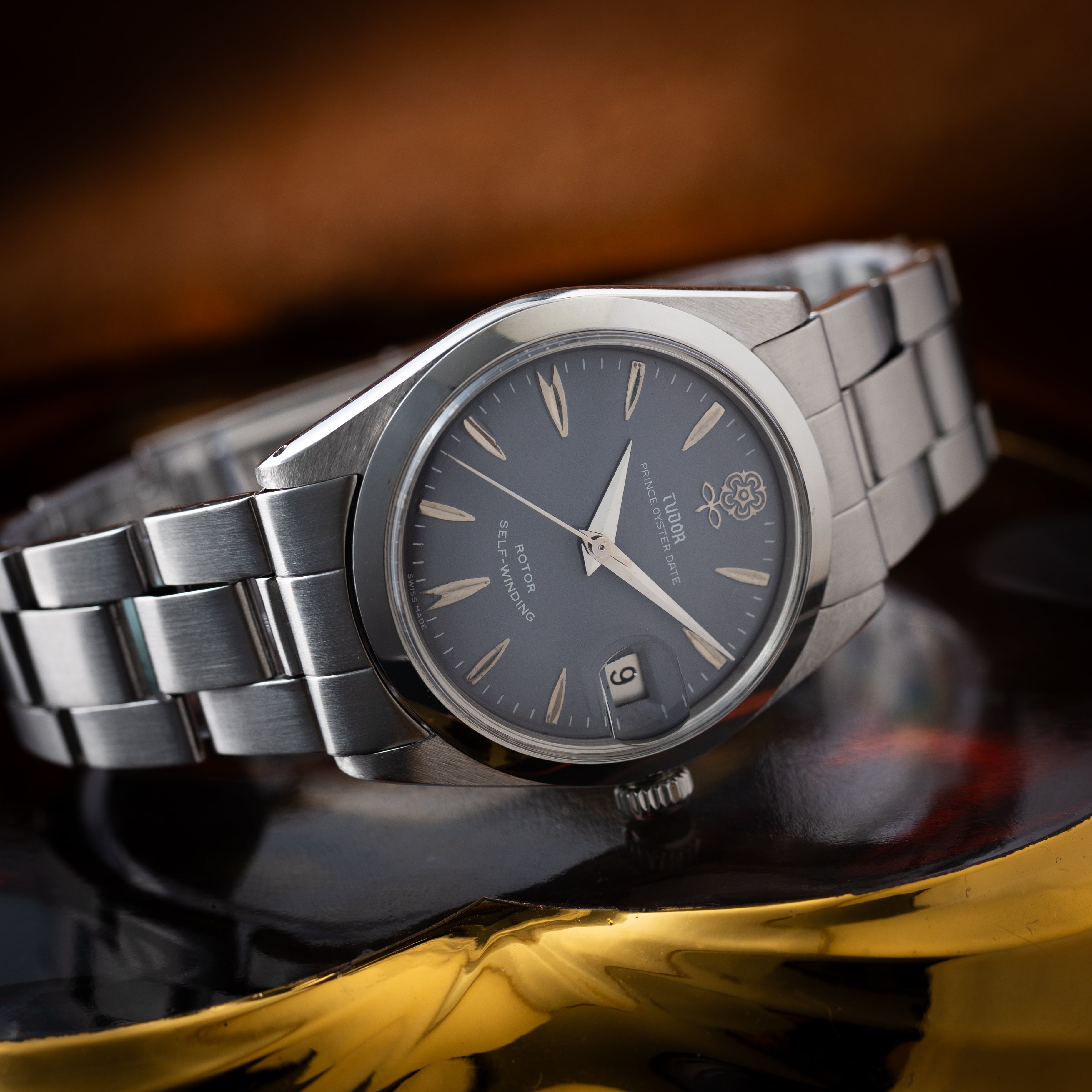 チューダー プリンスオイスターデイト デカバラ グレー1960年代製
