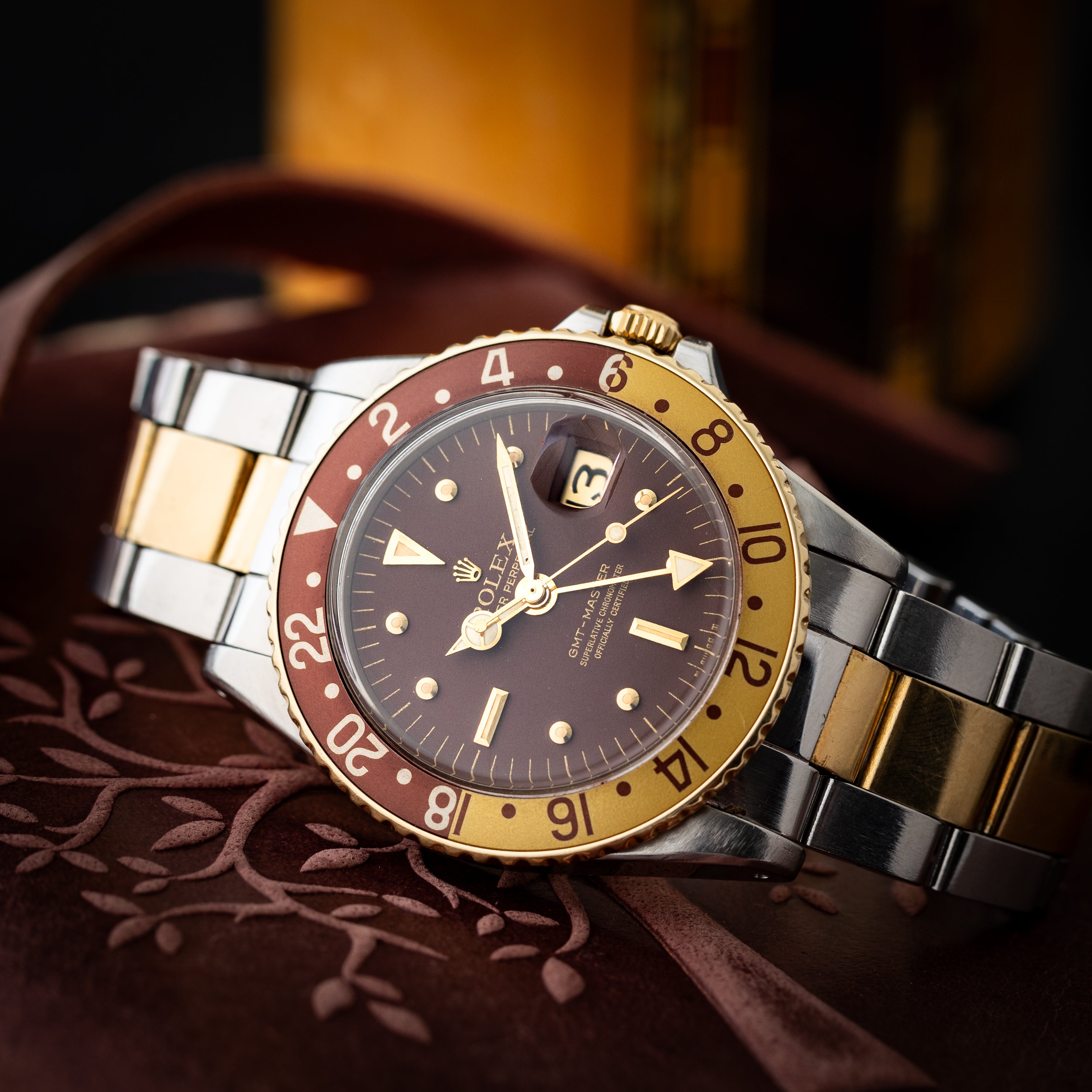 ロレックス GMTマスター 1970年製/昭和45年製 茶ツボ Ref.1675 オリジナルマットダイヤル