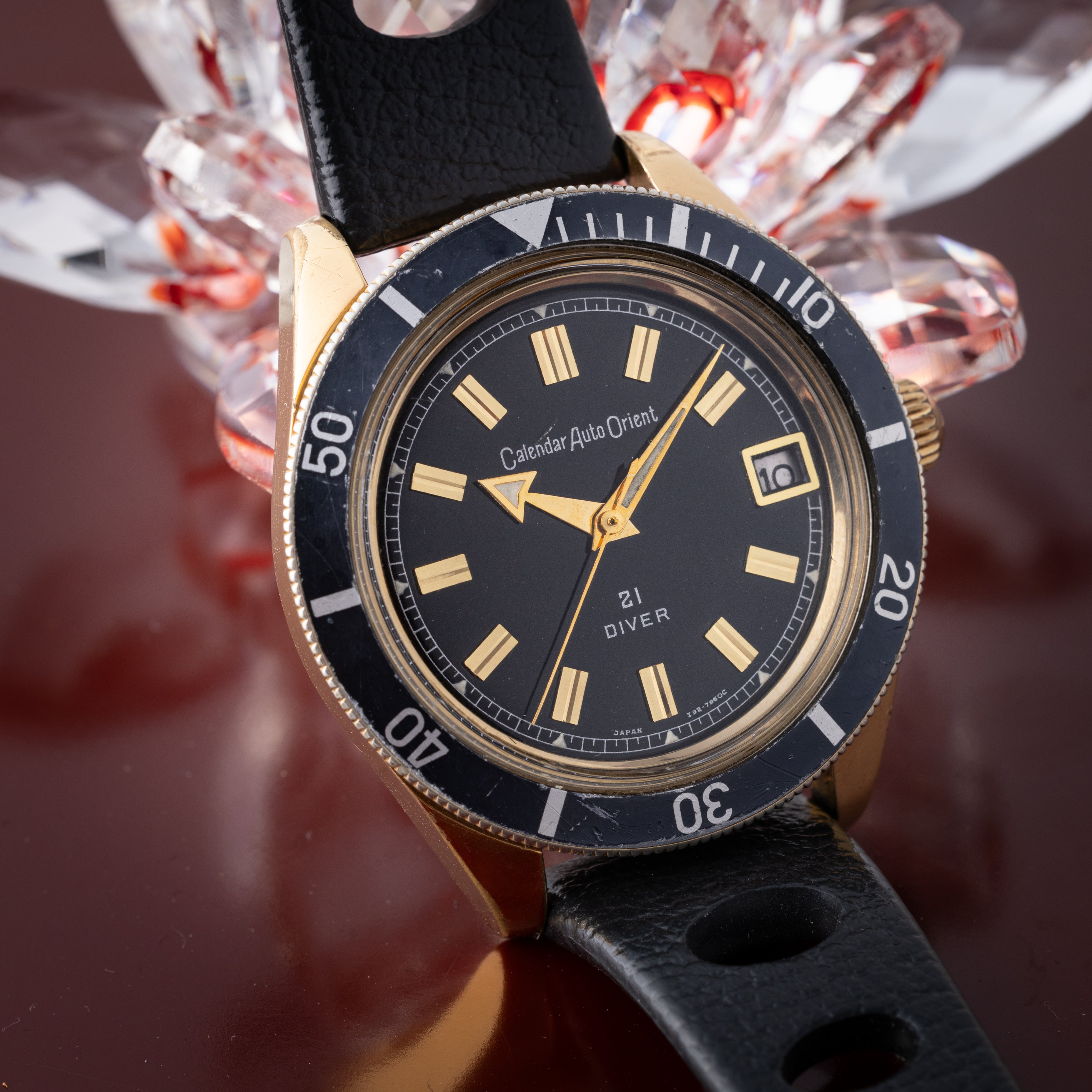 オリエント ダイバー ブラックダイヤル 1960年代製