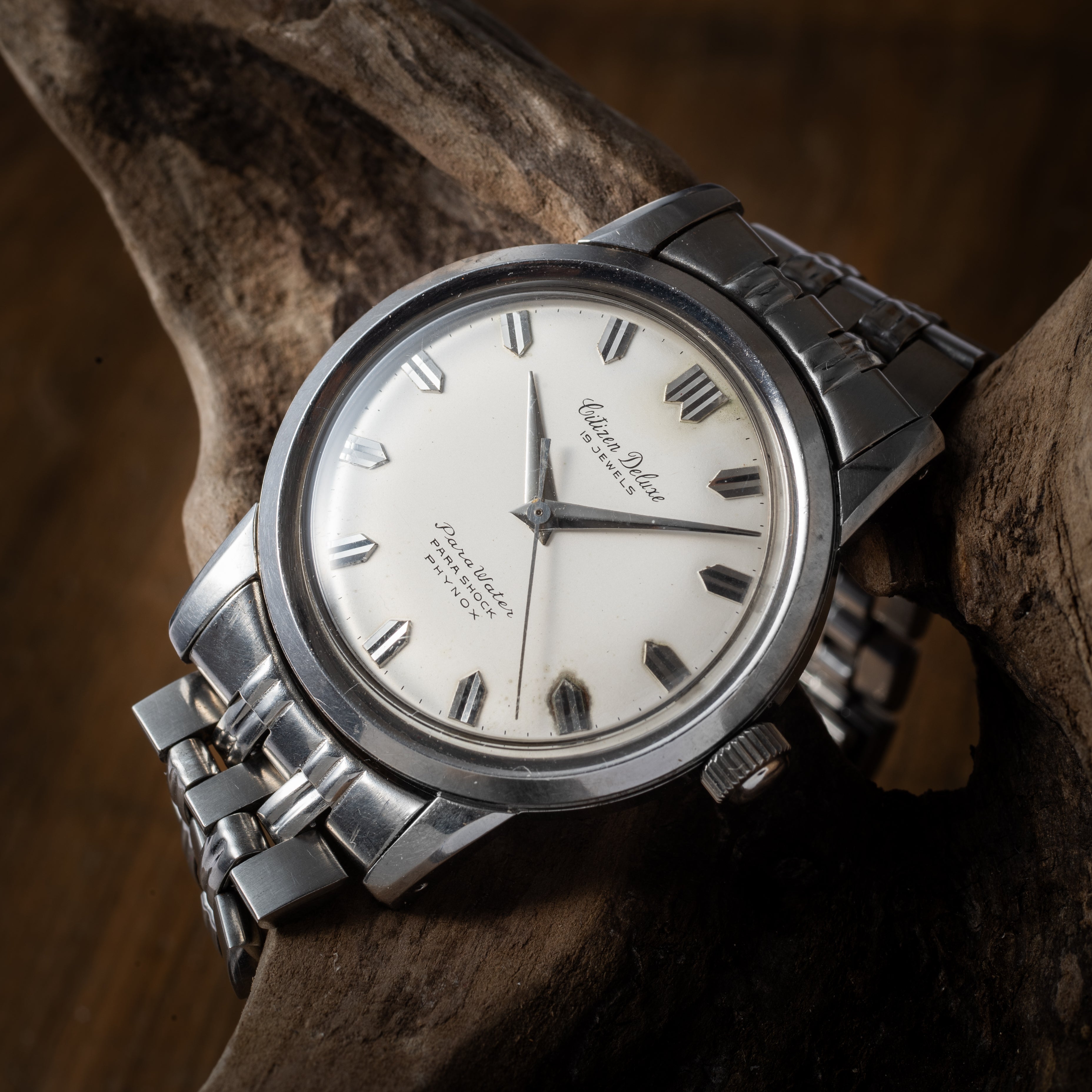 シチズン デラックス パラウォーター 1959年製 手巻き 純正ステンレスブレス