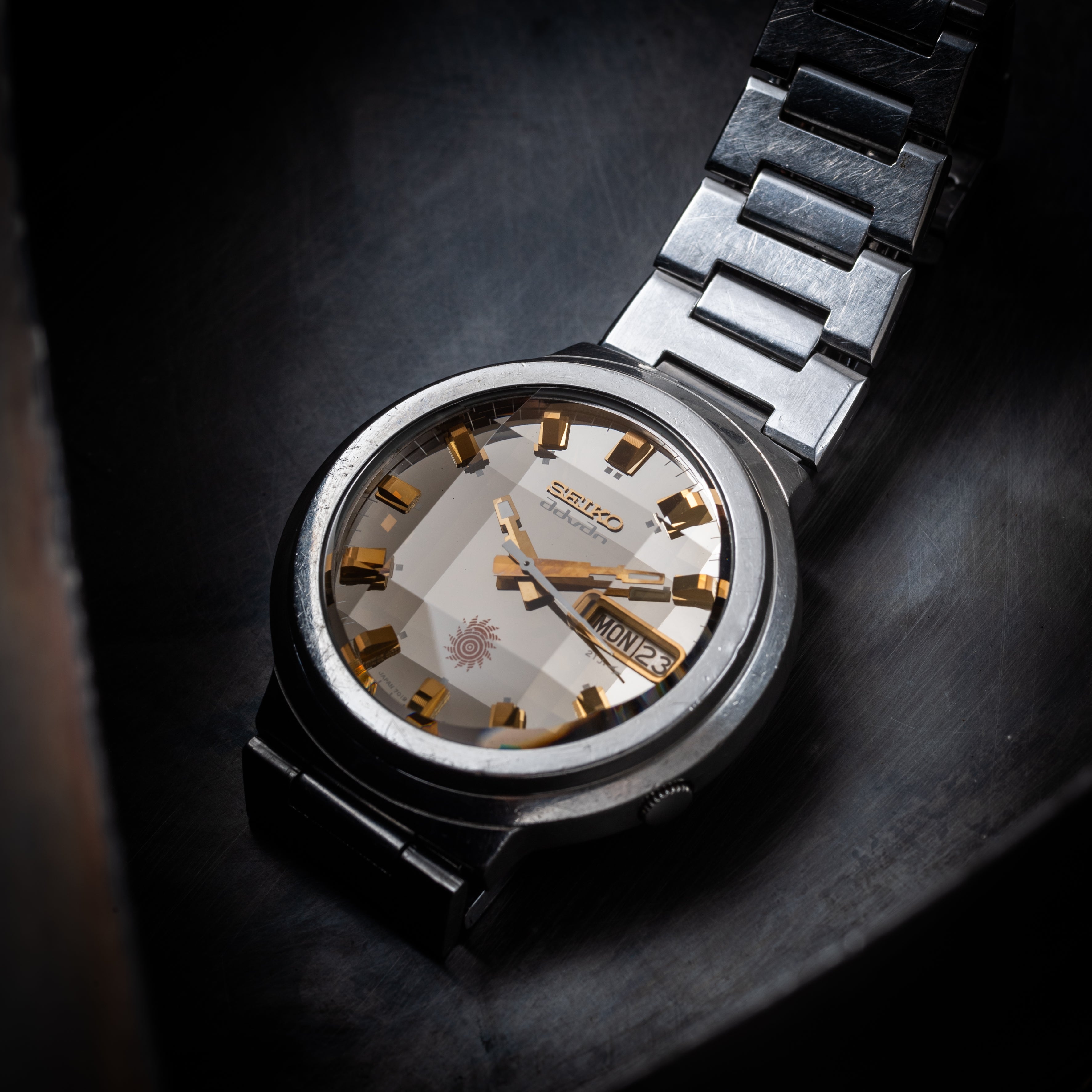 セイコー アドヴァン カットガラス 1974年製 デイデイト