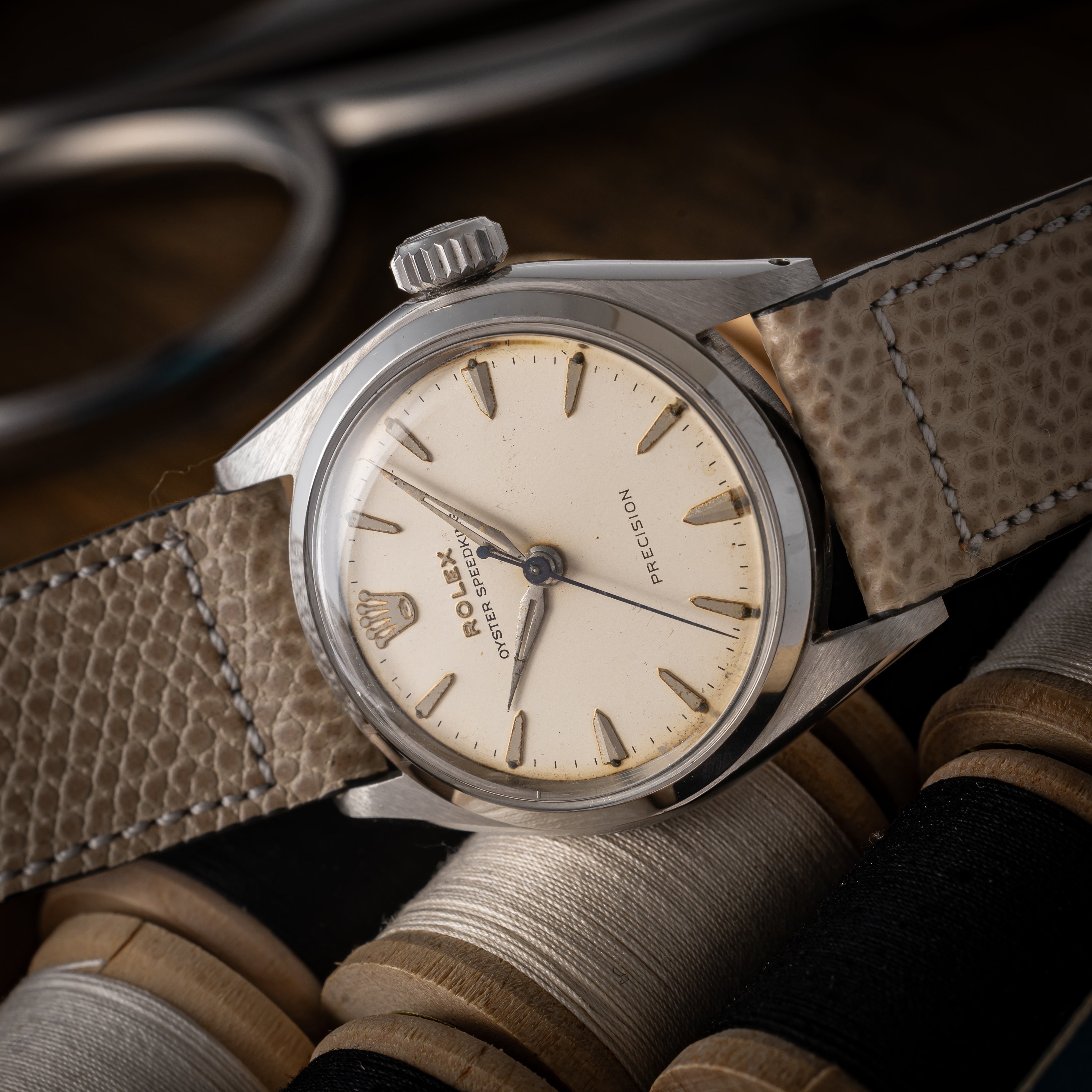 ロレックス スピードキング 1962年製 Ref.6430 アルファハンド オイスター