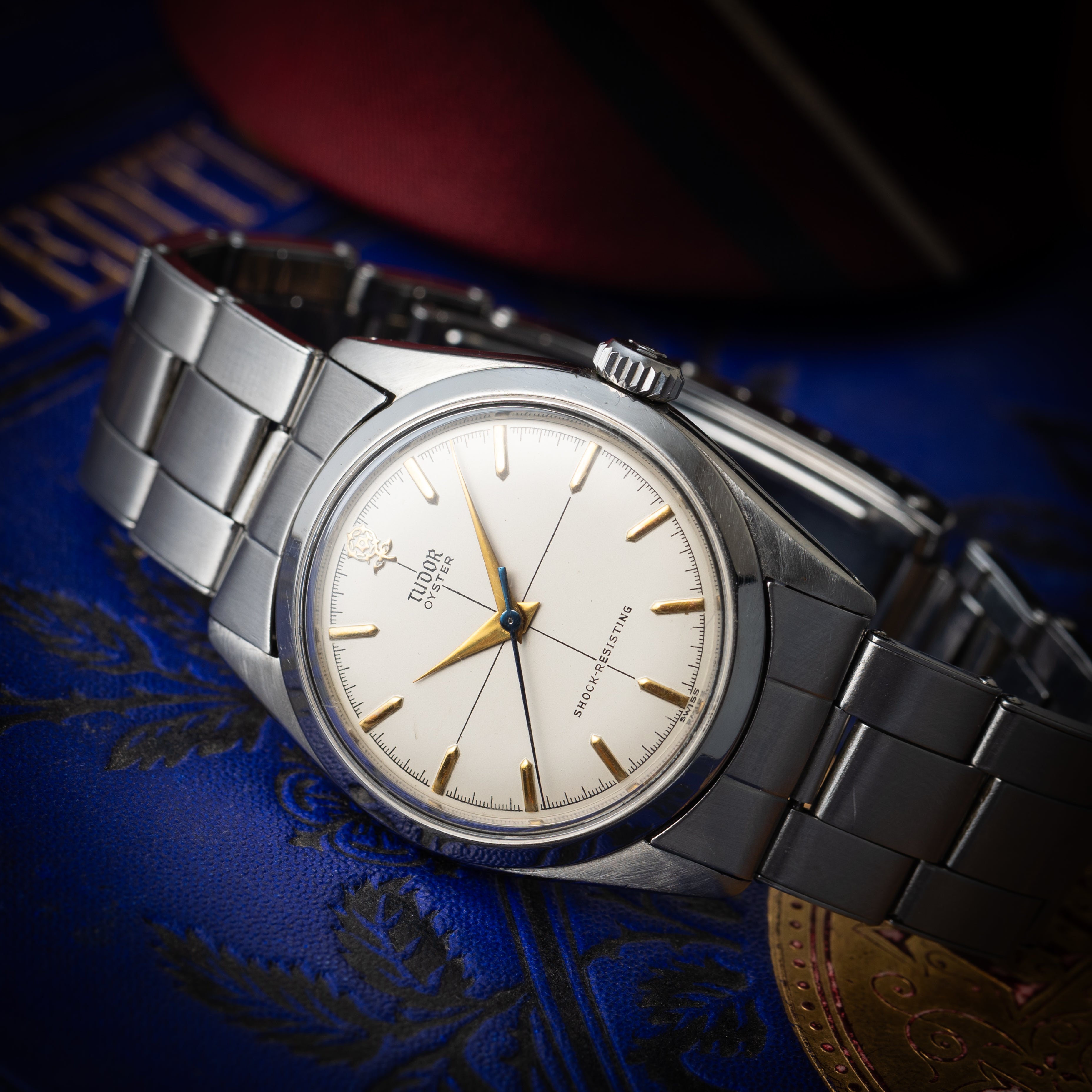 チューダー 中薔薇リダン 1958年製 オイスター リベットブレス