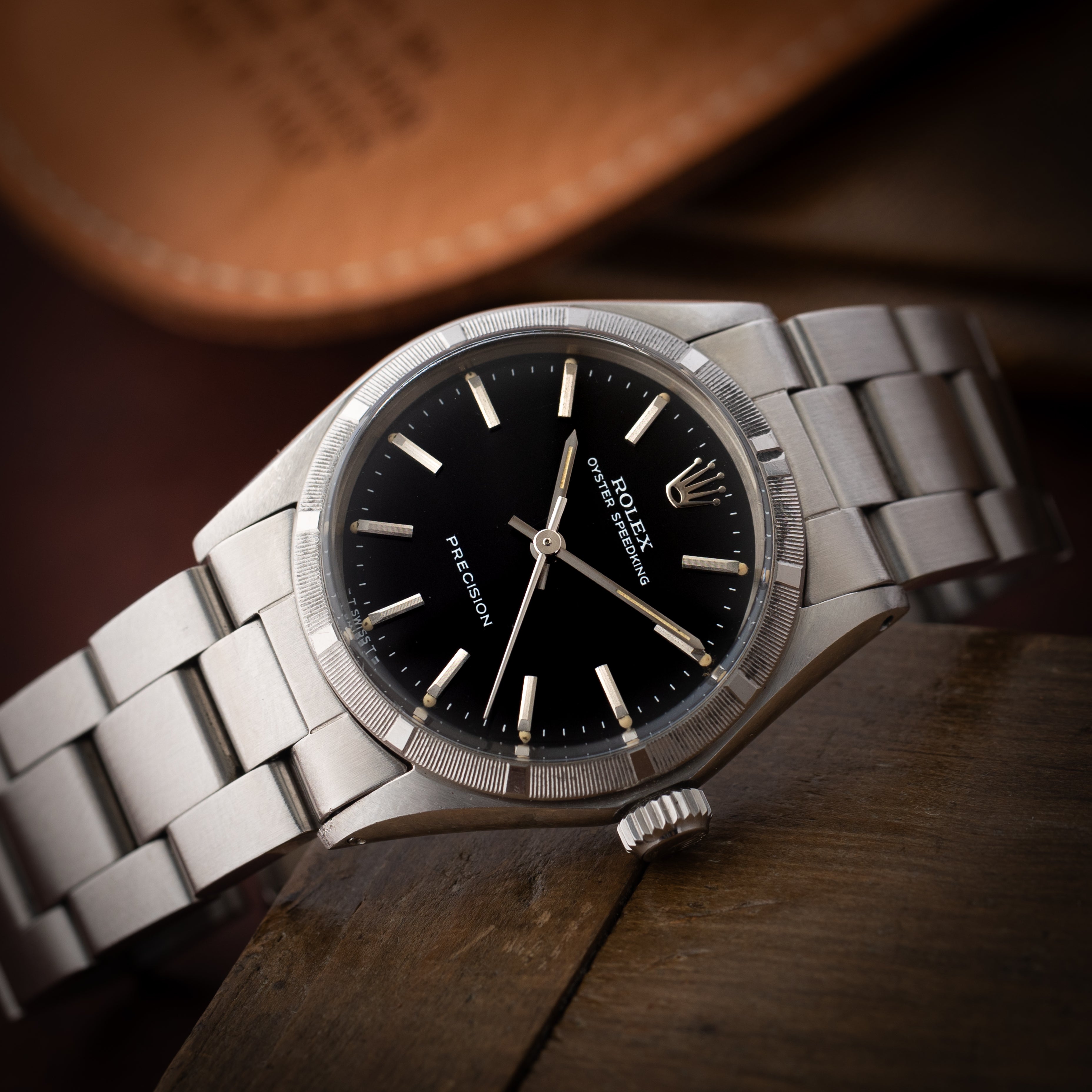 ロレックス スピードキング 1982年製 Ref.6431 ブラックダイヤル