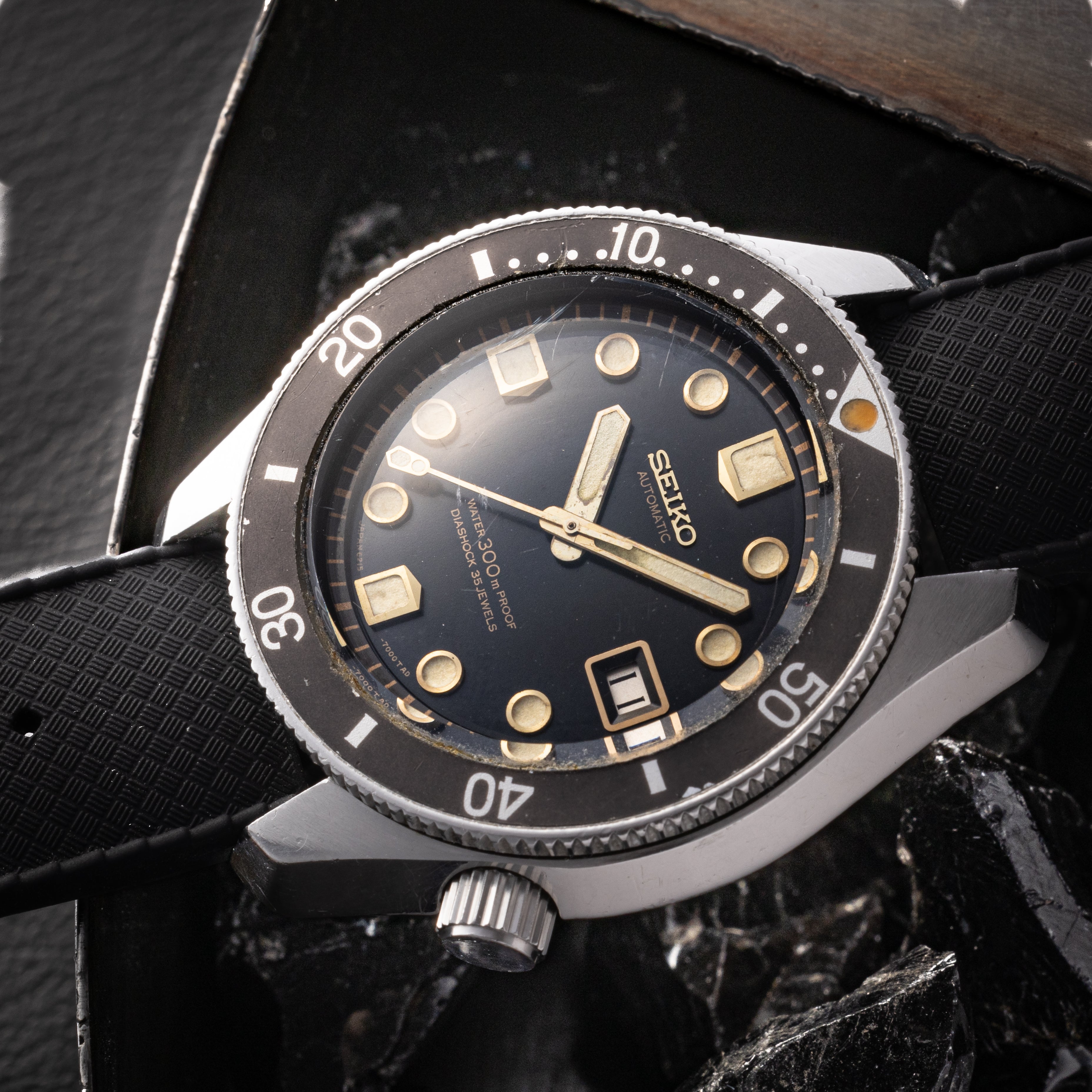 セイコー 300ｍダイバー 62ダイバー Ref.6215-7000 カウントダウンベゼル 1967年製