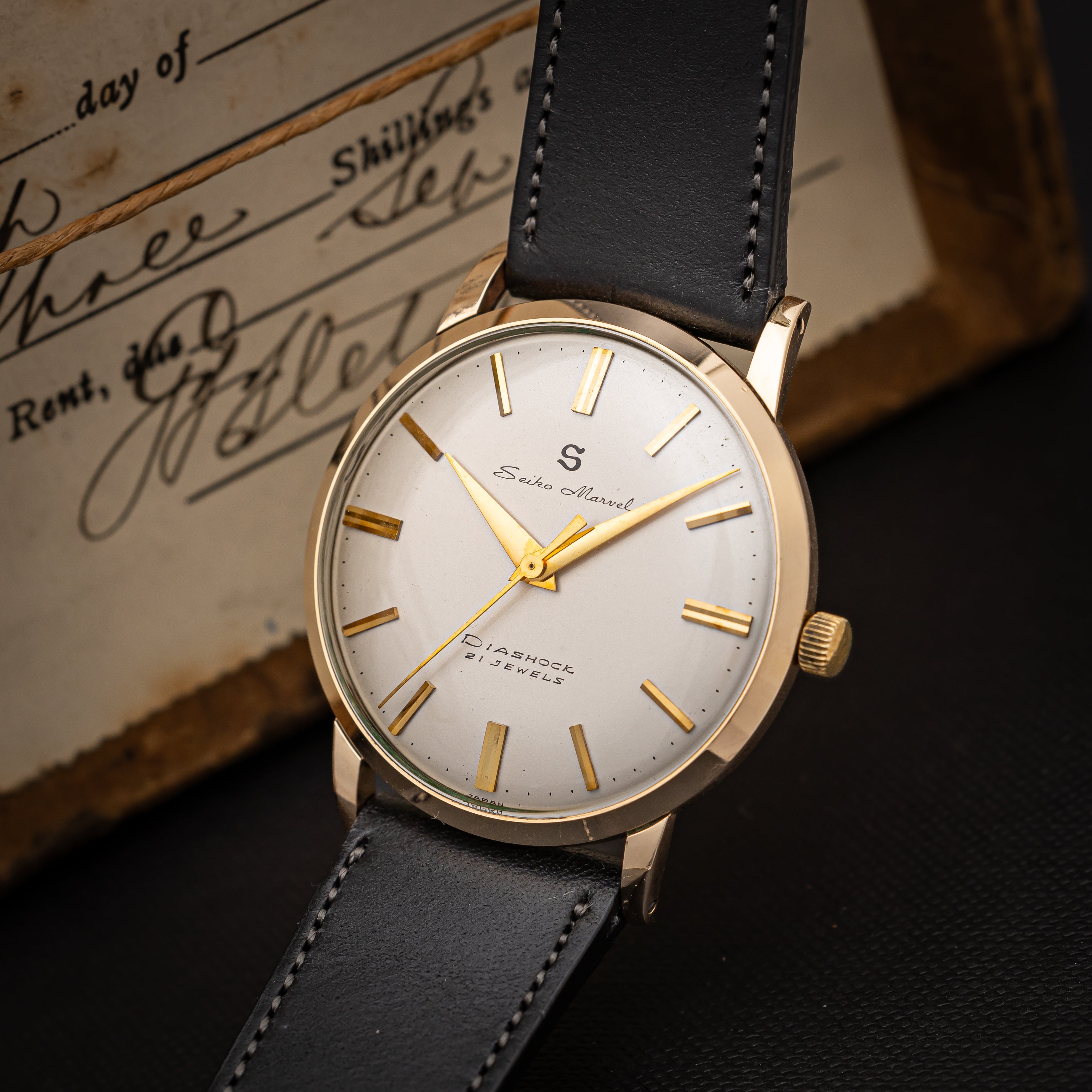 セイコー マーベル 1959年製 14金張り 手巻き Ref.14021