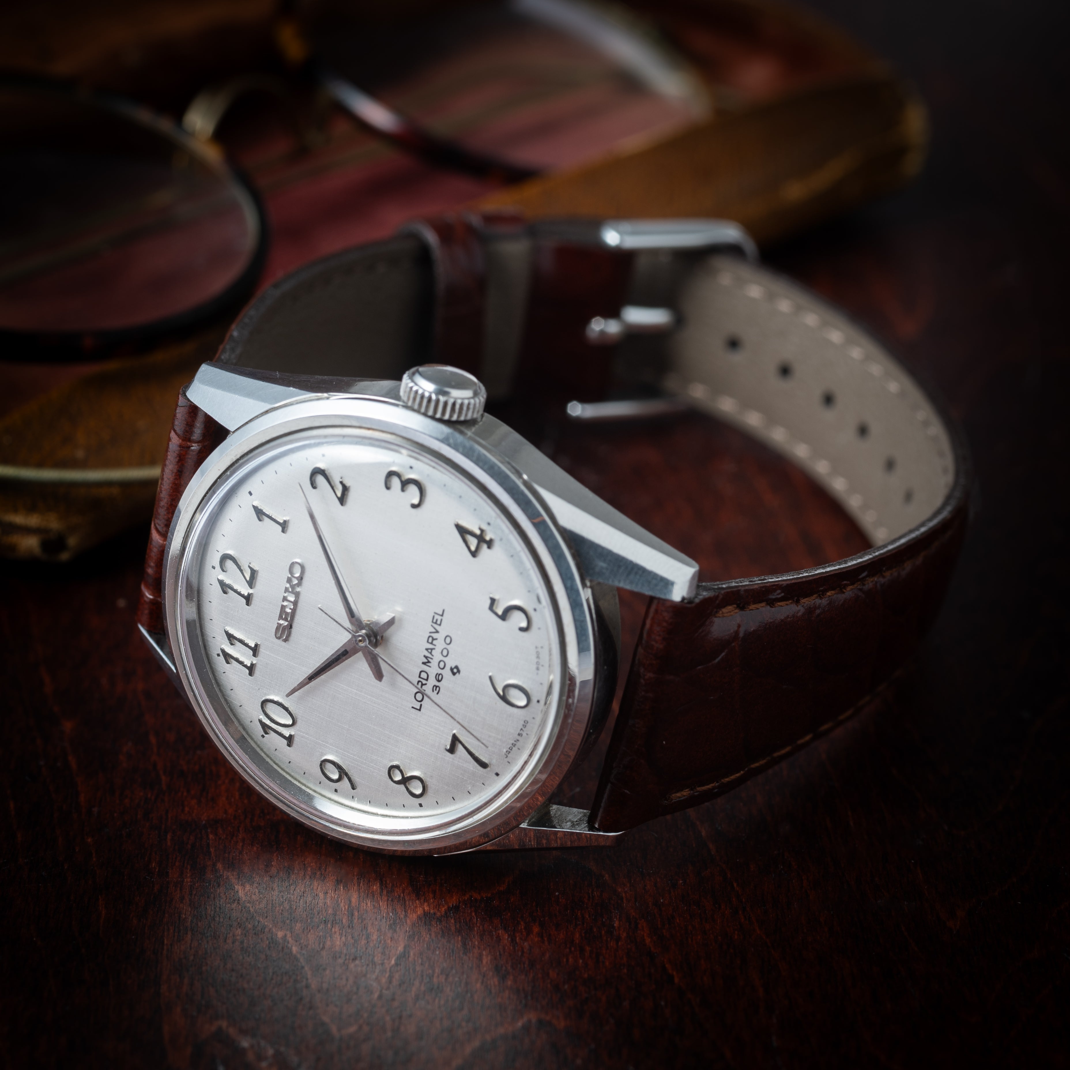 セイコー ロードマーベル36000 1975年製 リネンダイヤル Ref.5740-8000