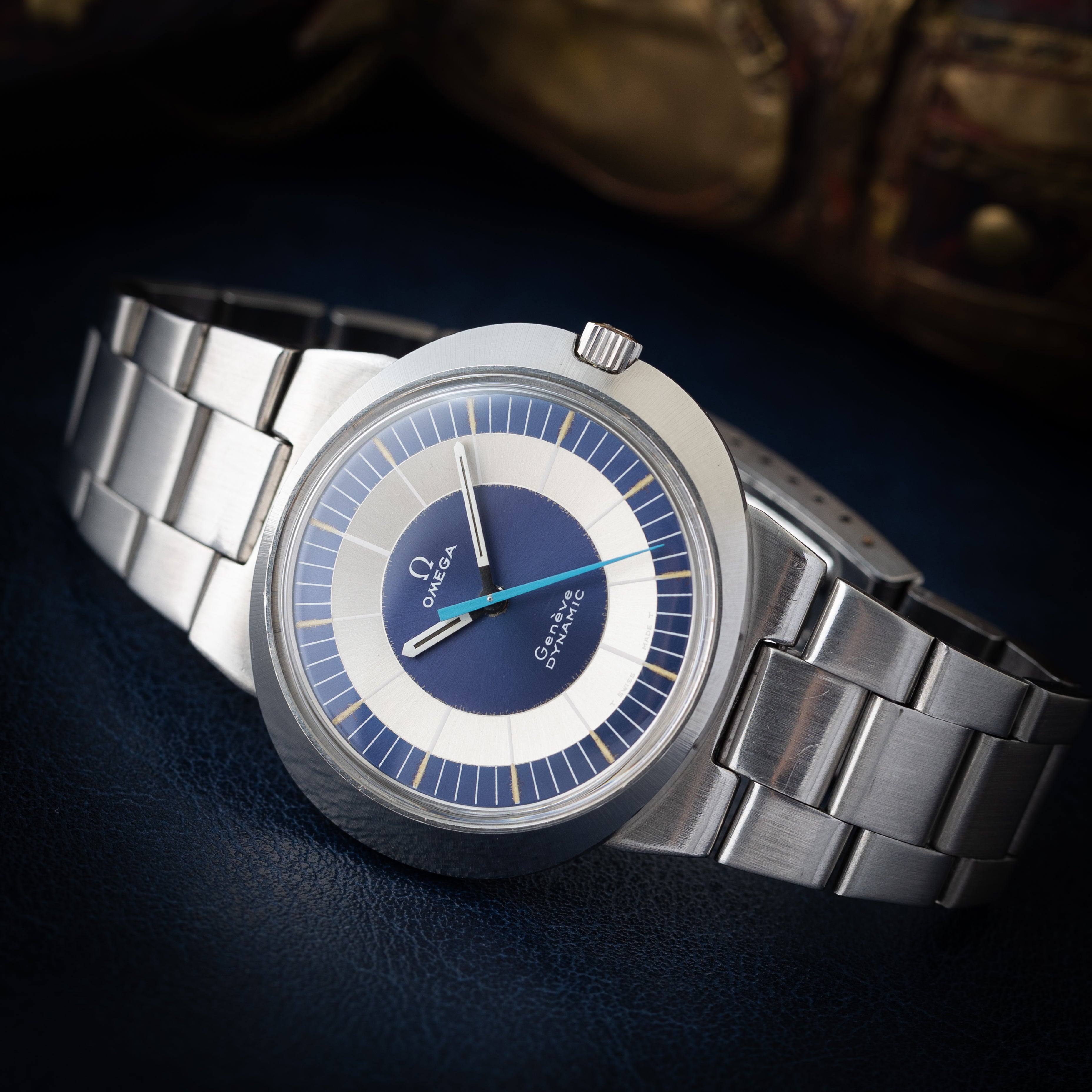 オメガ ジュネーブ ダイナミック 1970年代 ノンデイト 手巻き ブレス付き