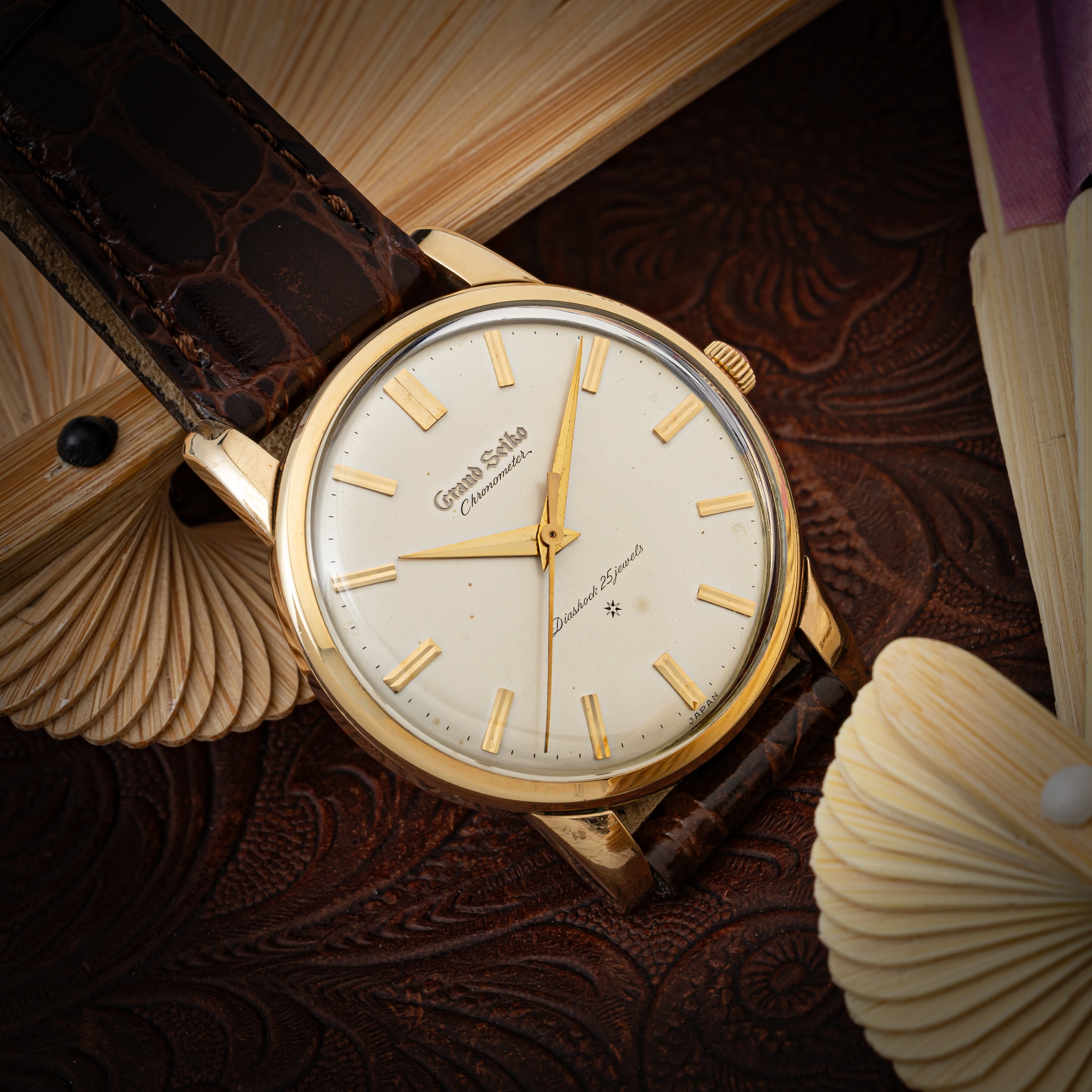 セイコー グランドセイコーファースト 1960年製 彫文字盤 Ref.J14070