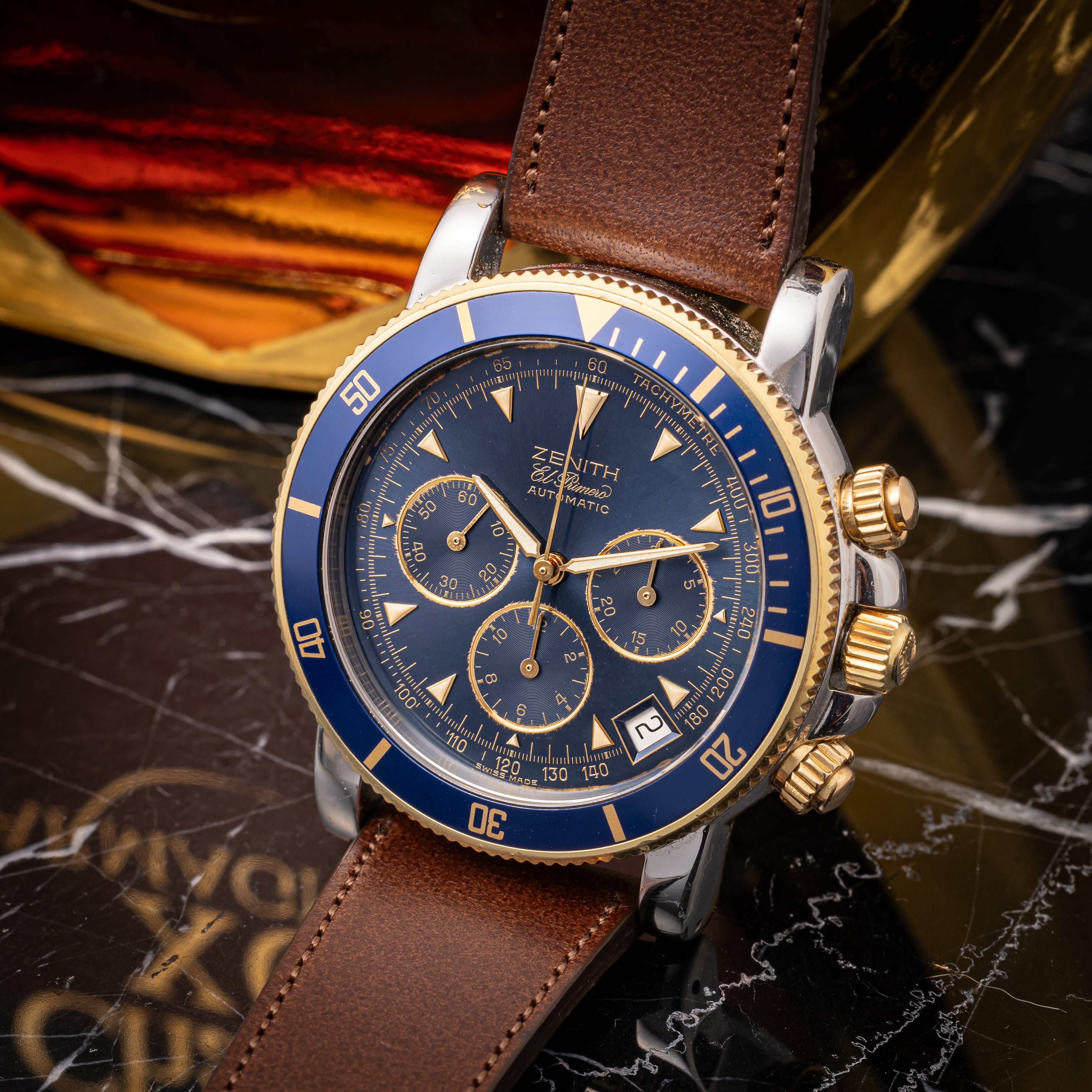 ゼニス エルプリメロ レインボー Ref.53‐0370‐400 Cal.400 コンビ 1990年代製