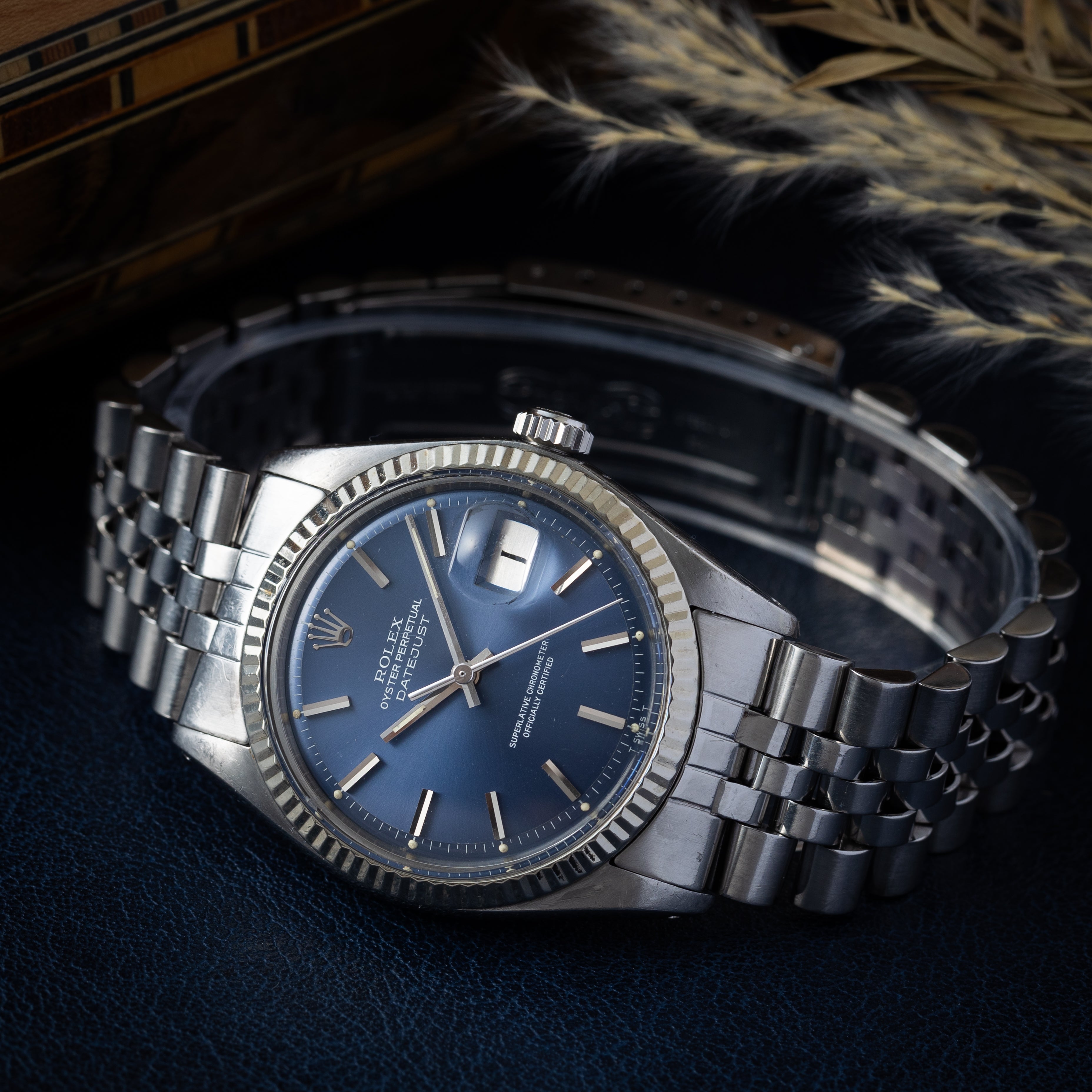 ロレックス デイトジャスト Ref.1601 ブルーダイヤル 1972年製