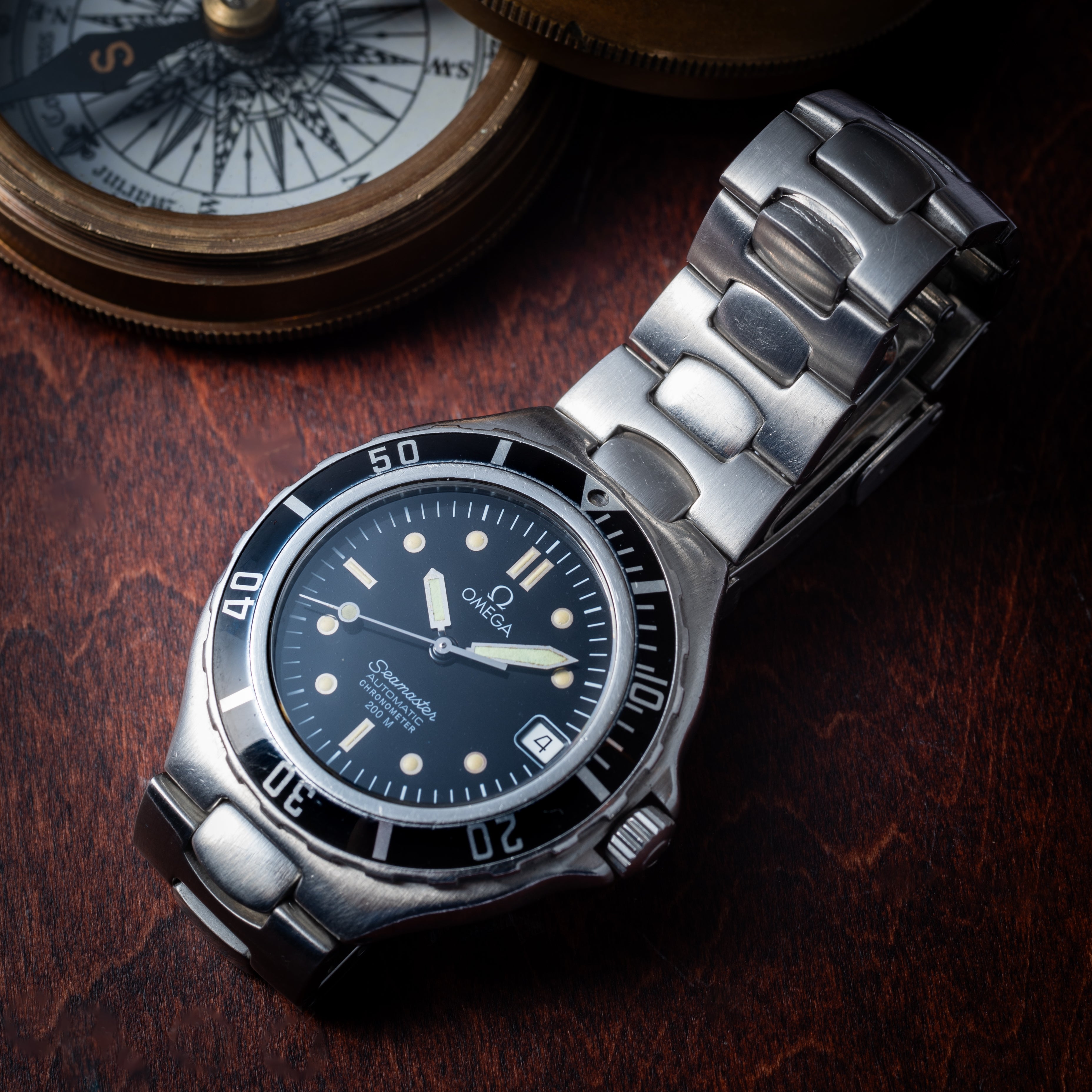 オメガ プレボンド 1988年製 シーマスター200ｍ クロノメーター