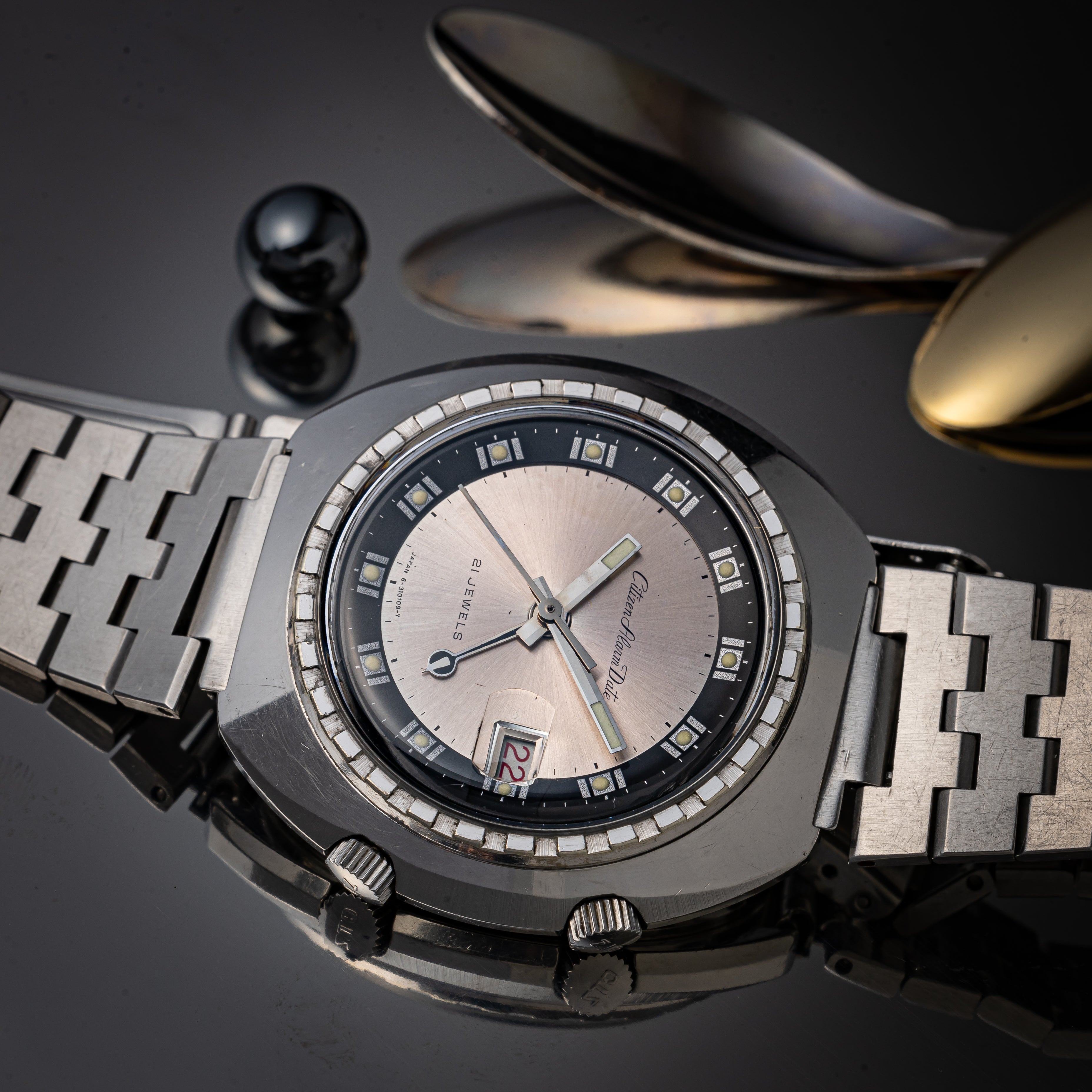 シチズン アラームデイト 1971年製 Ref.4-310055 Y