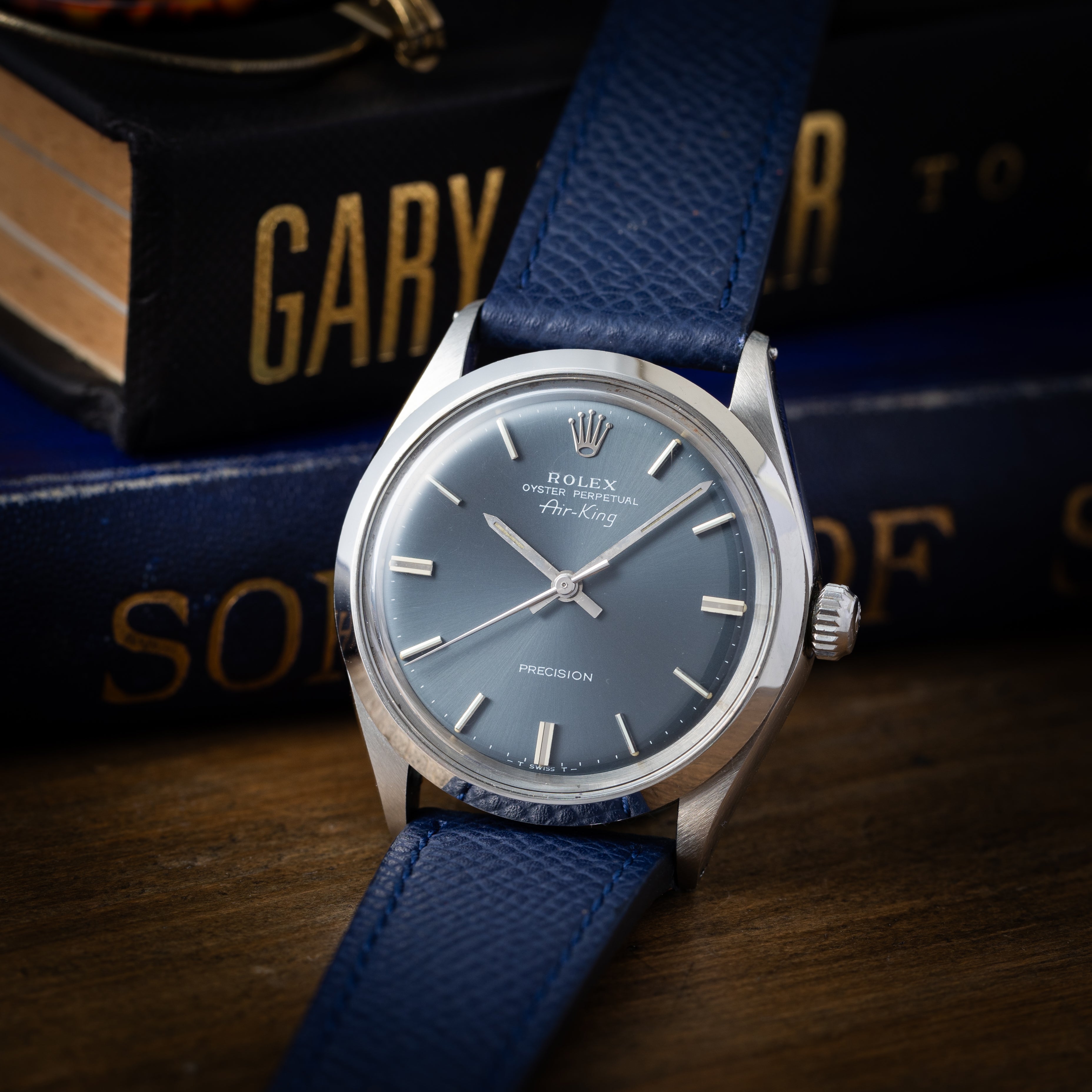 ロレックス エアキング 1972年製 Ref.5500 ブルーダイヤル オイスターパーペチュアル