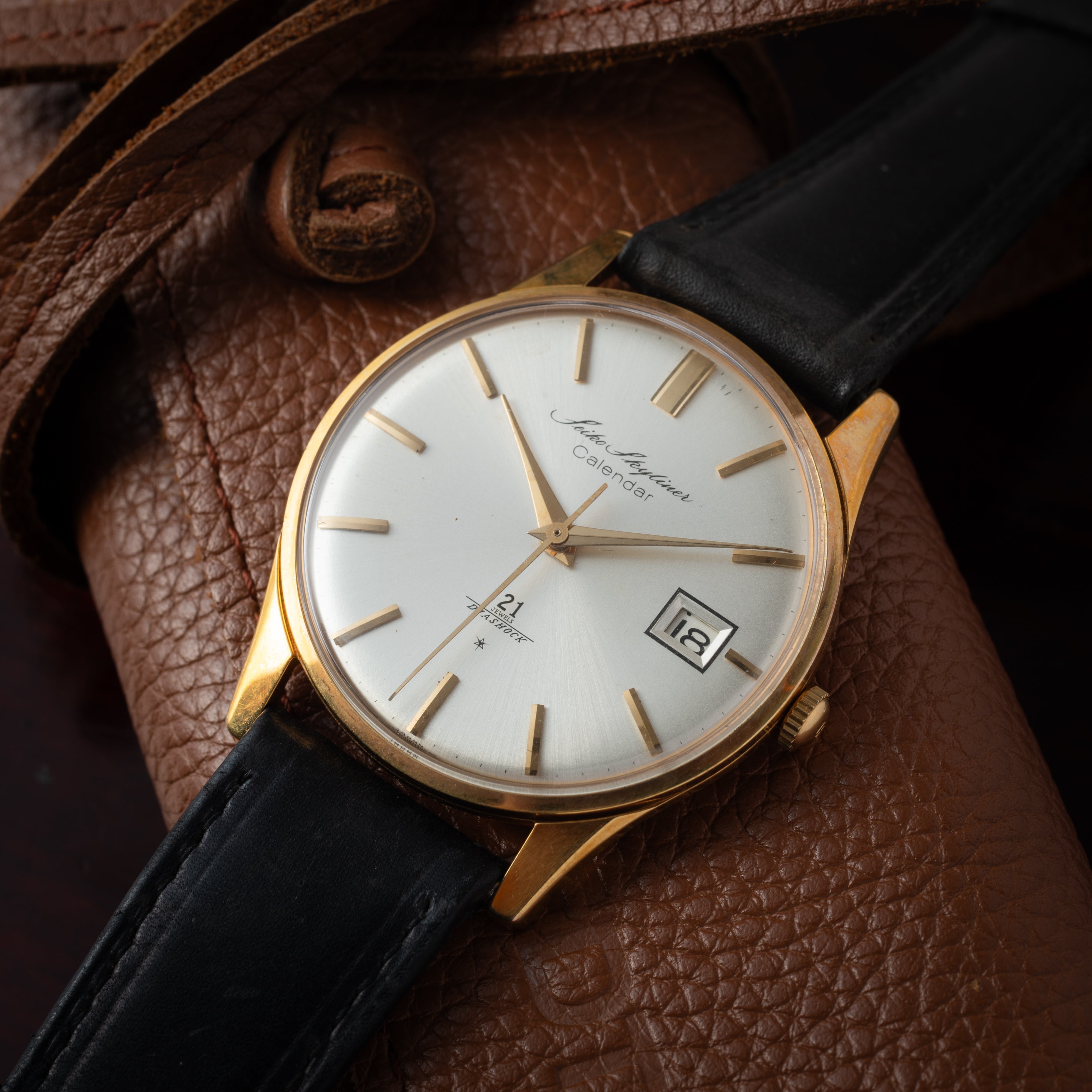 セイコー スカイライナー カレンダー 1964年製 AEGP 未使用品 手巻き