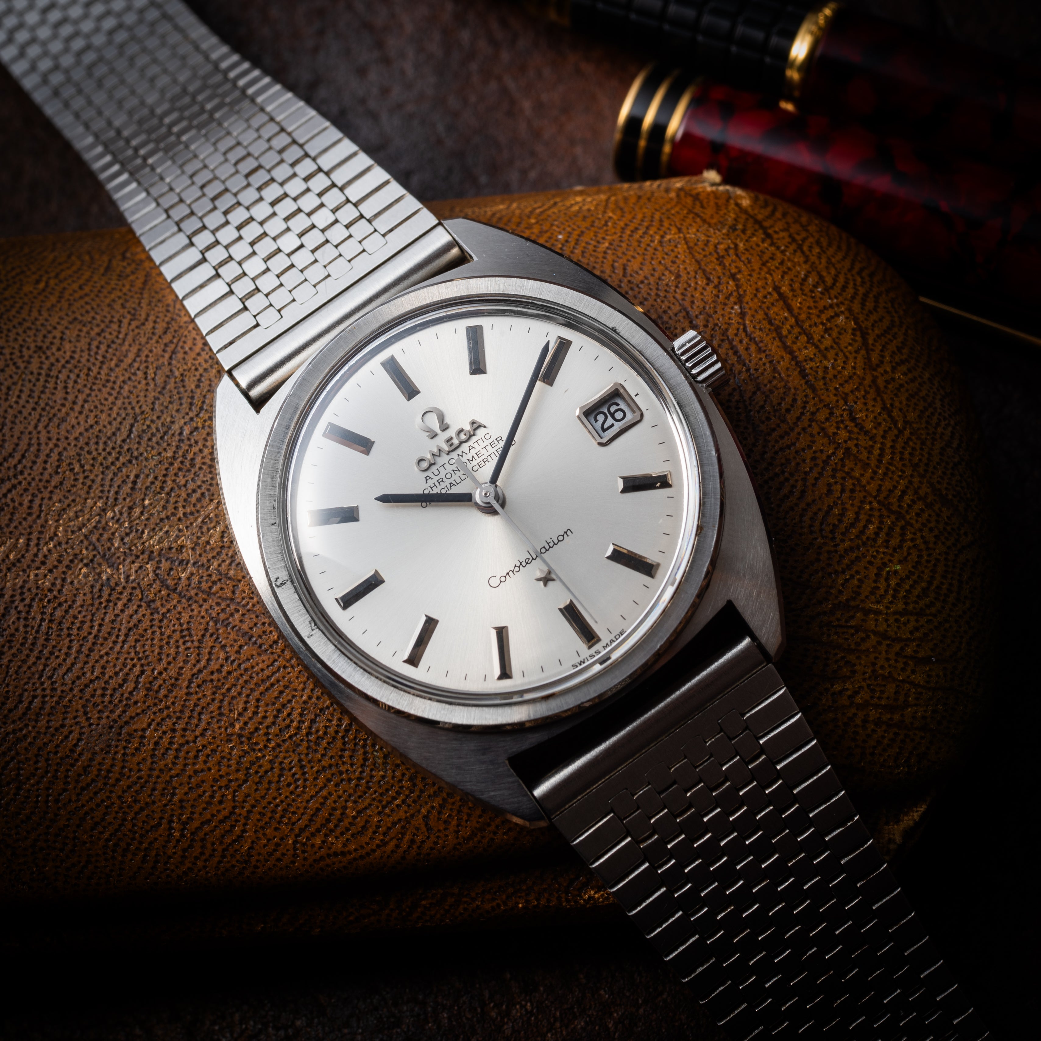 オメガ コンステレーション 1966年製 Cライン ジェンタデザイン 純正ブレス