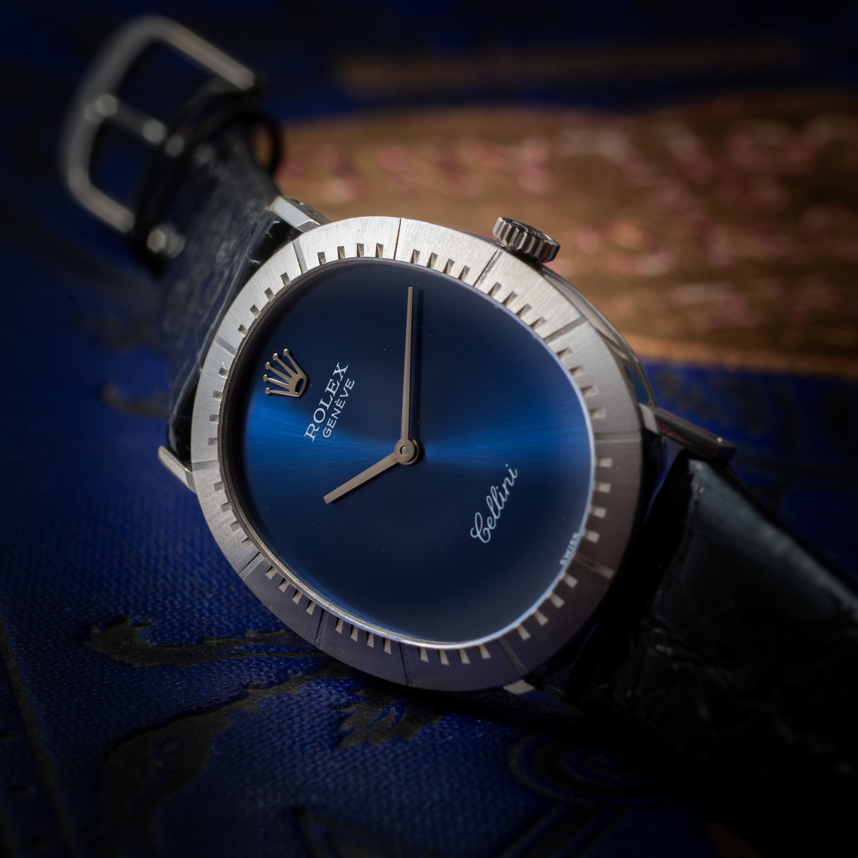 ロレックス チェリーニ 1981年製 18KWG オーバル型