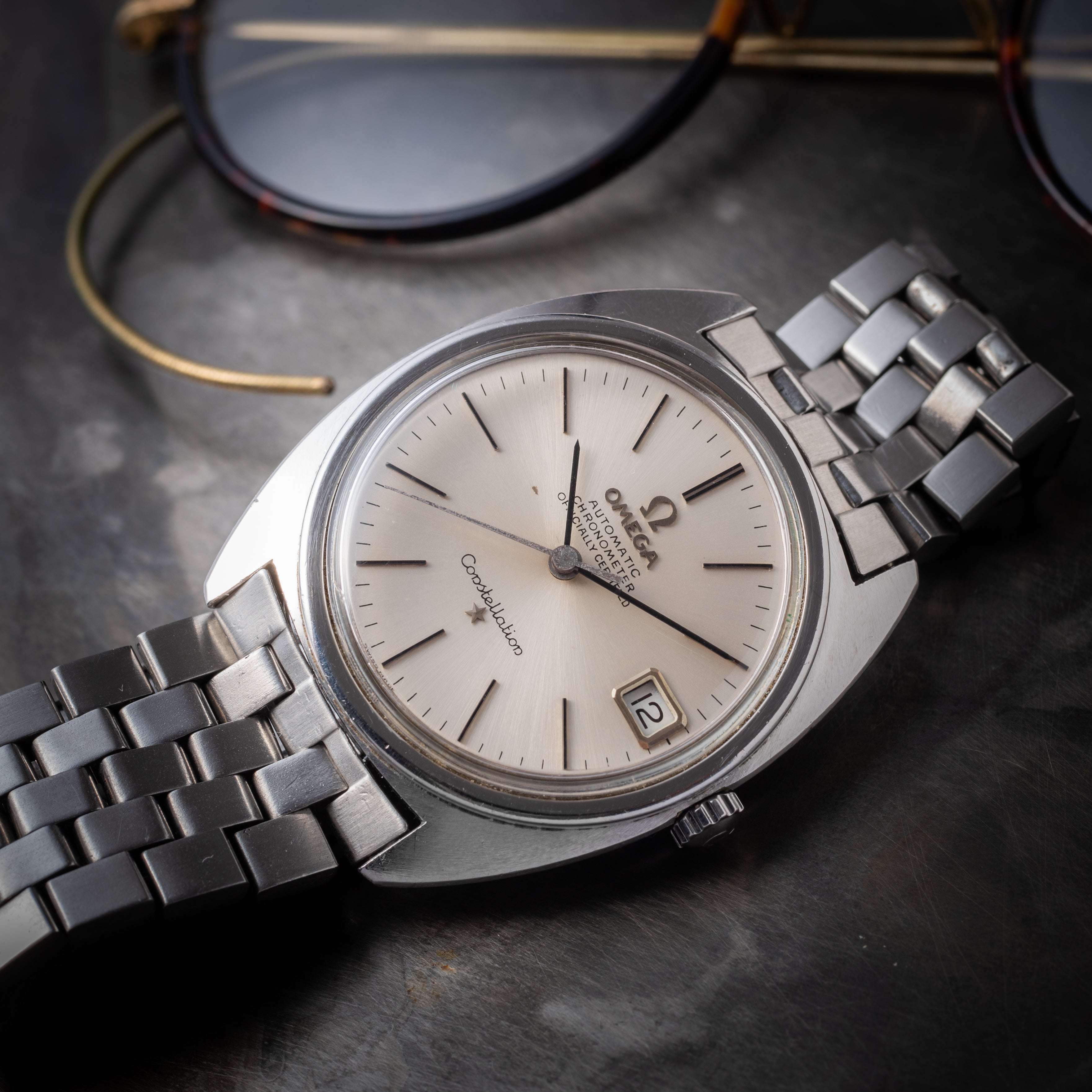 オメガ コンステレーション 1966年製 ジェンタ Ref.ST 168.017 純正ステンレスブレス