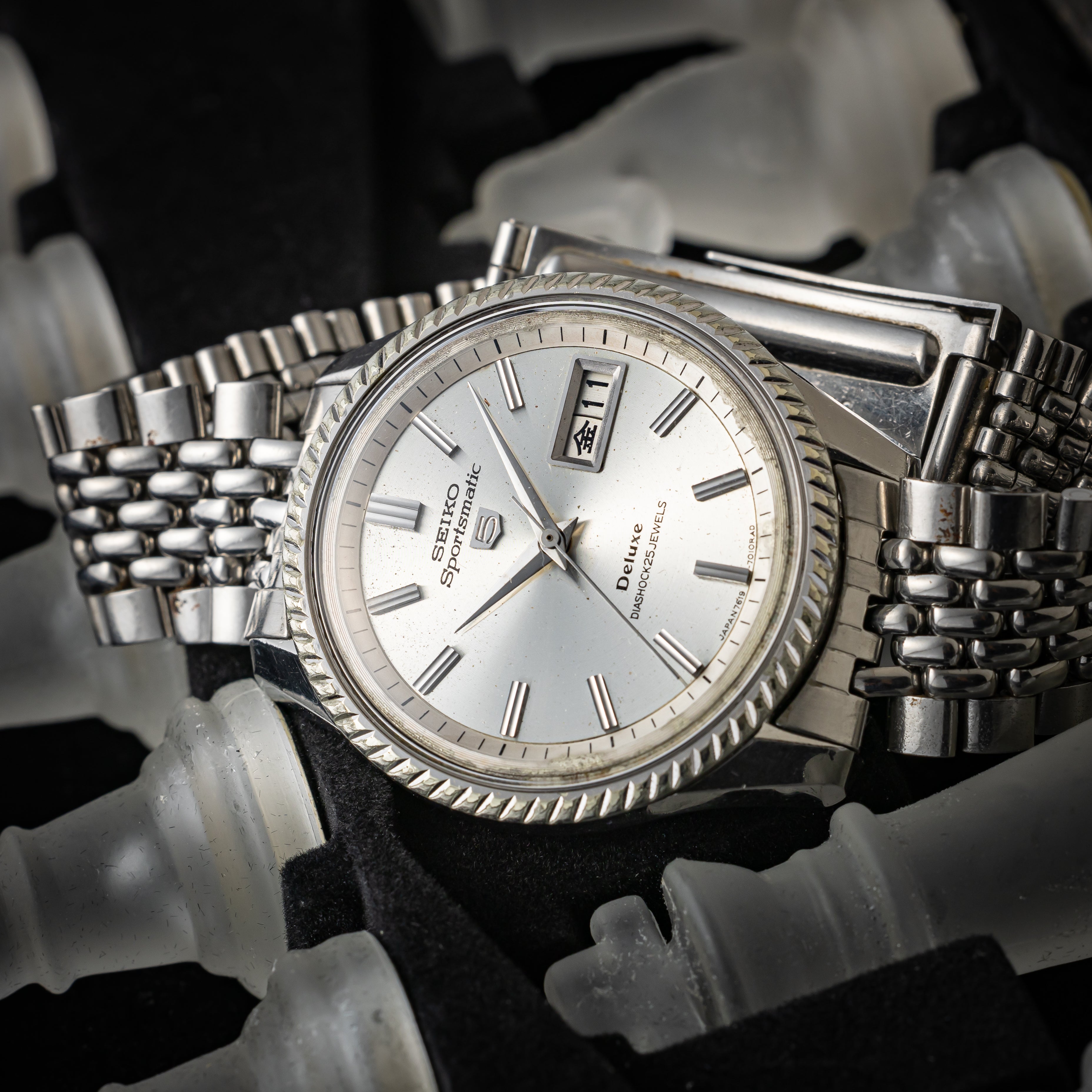 セイコー ファイブ スポーツマチック 1967年製 Ref.7619-7040 純正ブレス付き