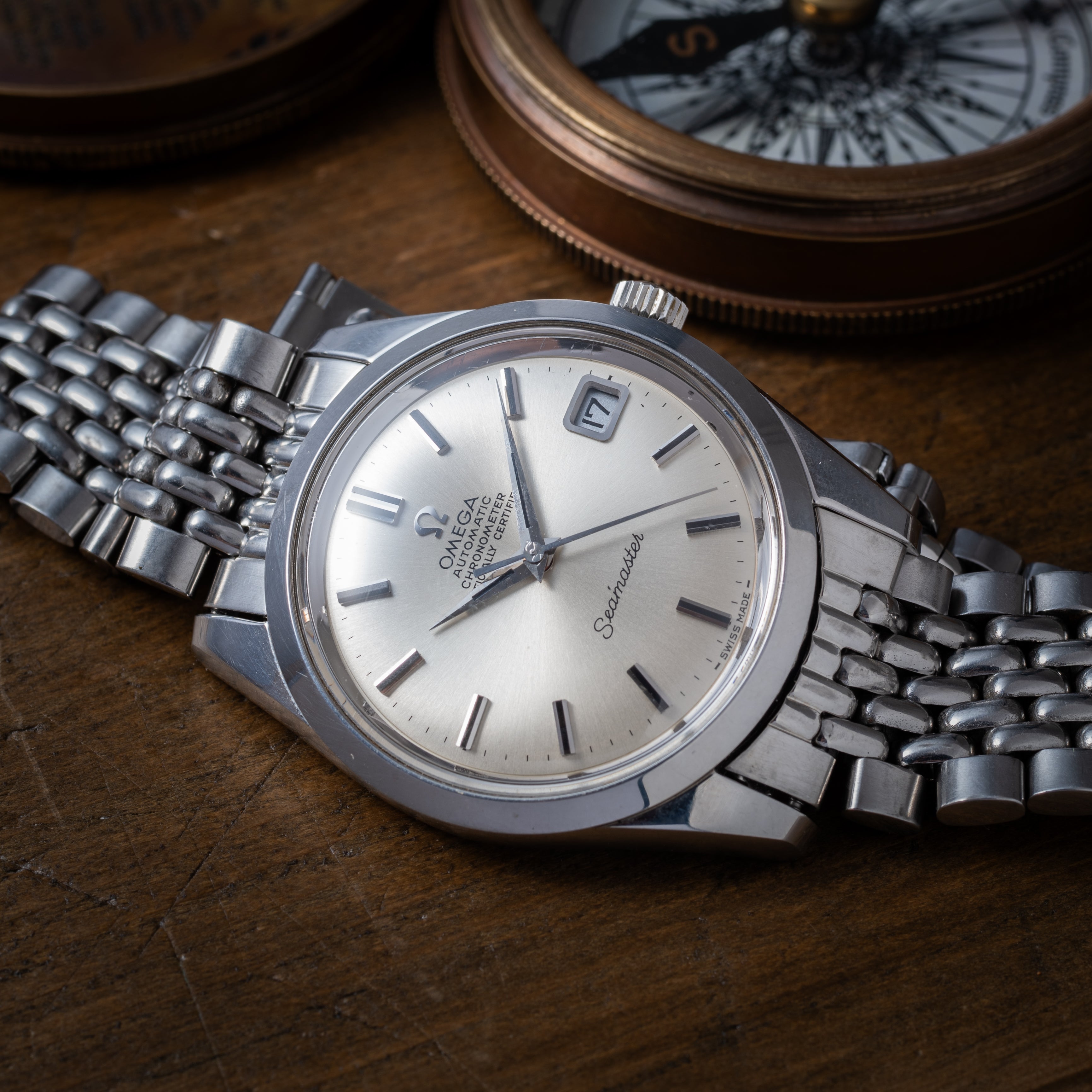 オメガ シーマスター クロノメーター 1971年製 Ref.166.010 純正ブレス付き