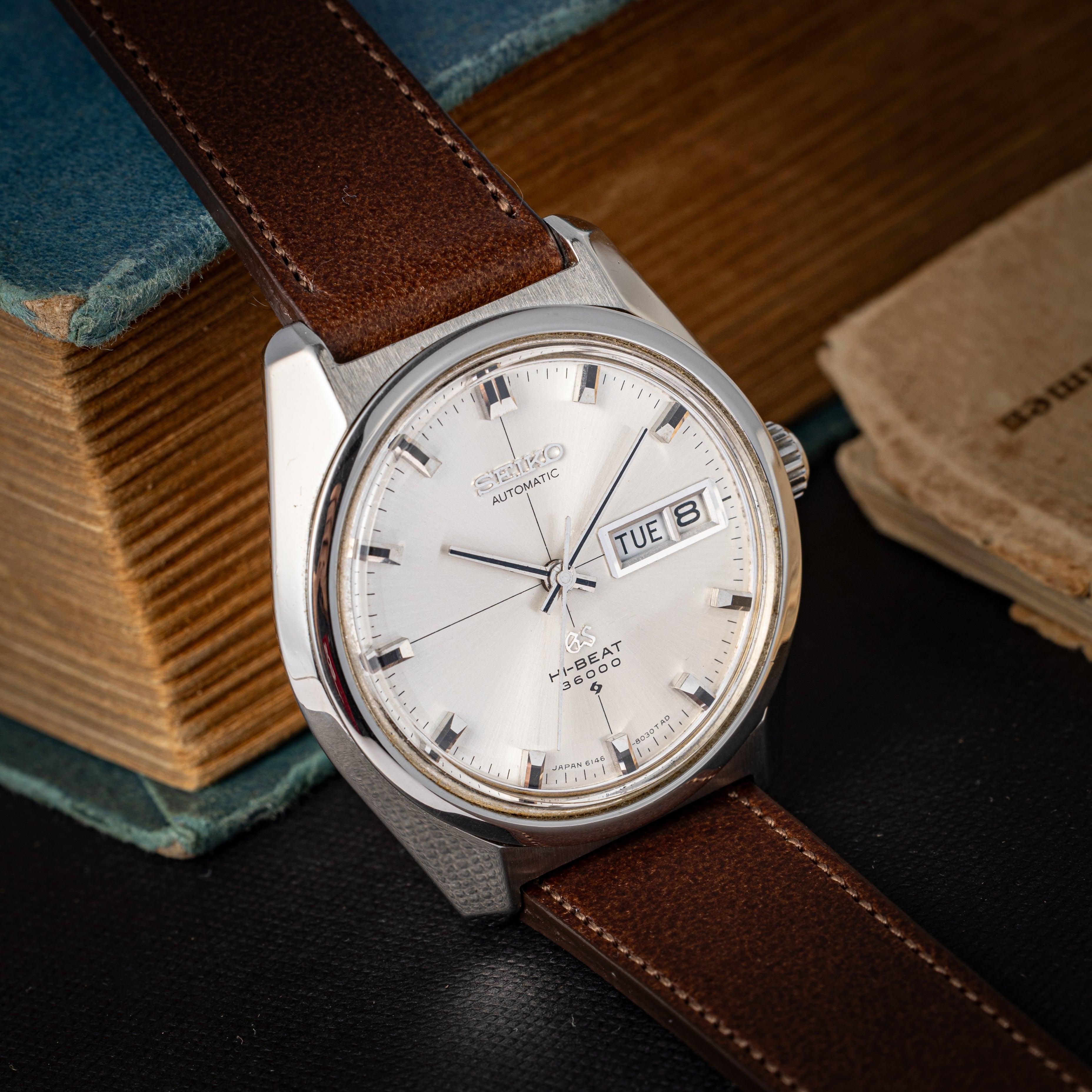 セイコー 61GS 36000 Ref.6146-8000 1969年製 クロスライン