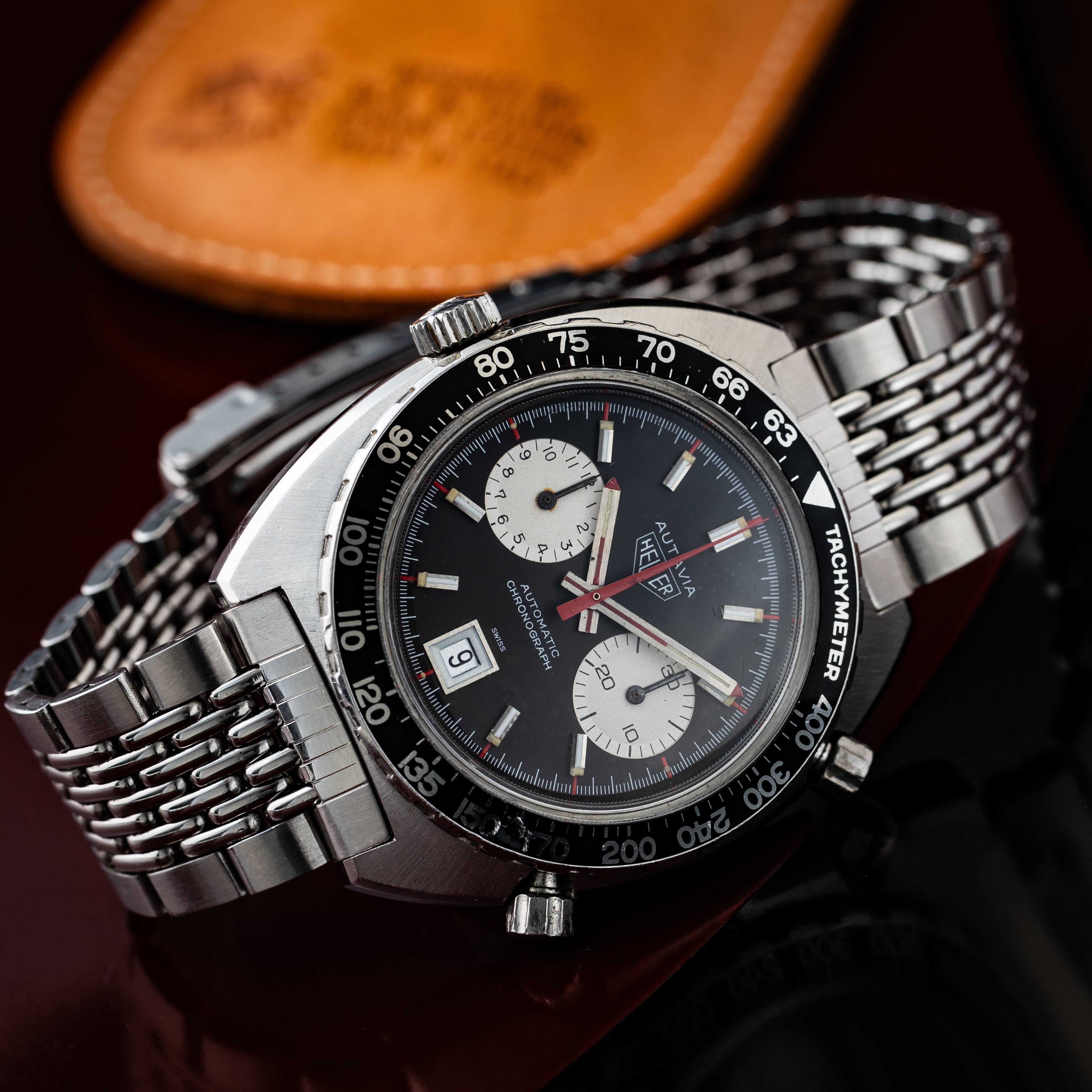 ホイヤー オータビア Ref.1163 Cal.12 1970年代製 ゲイフレアーブレス