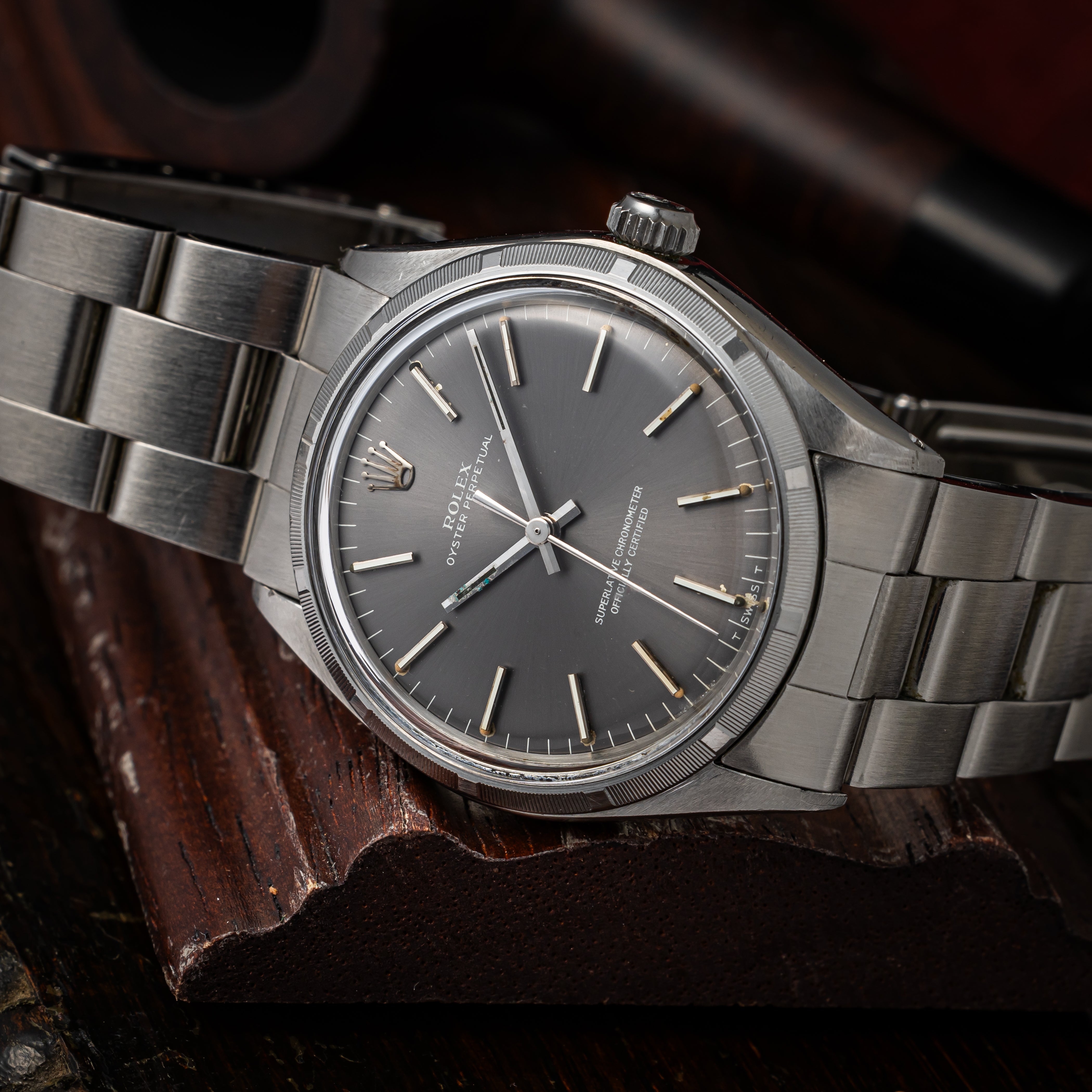 ロレックス オイスターパーペチュアル 1972年製 Ref.1003 グレーダイヤル