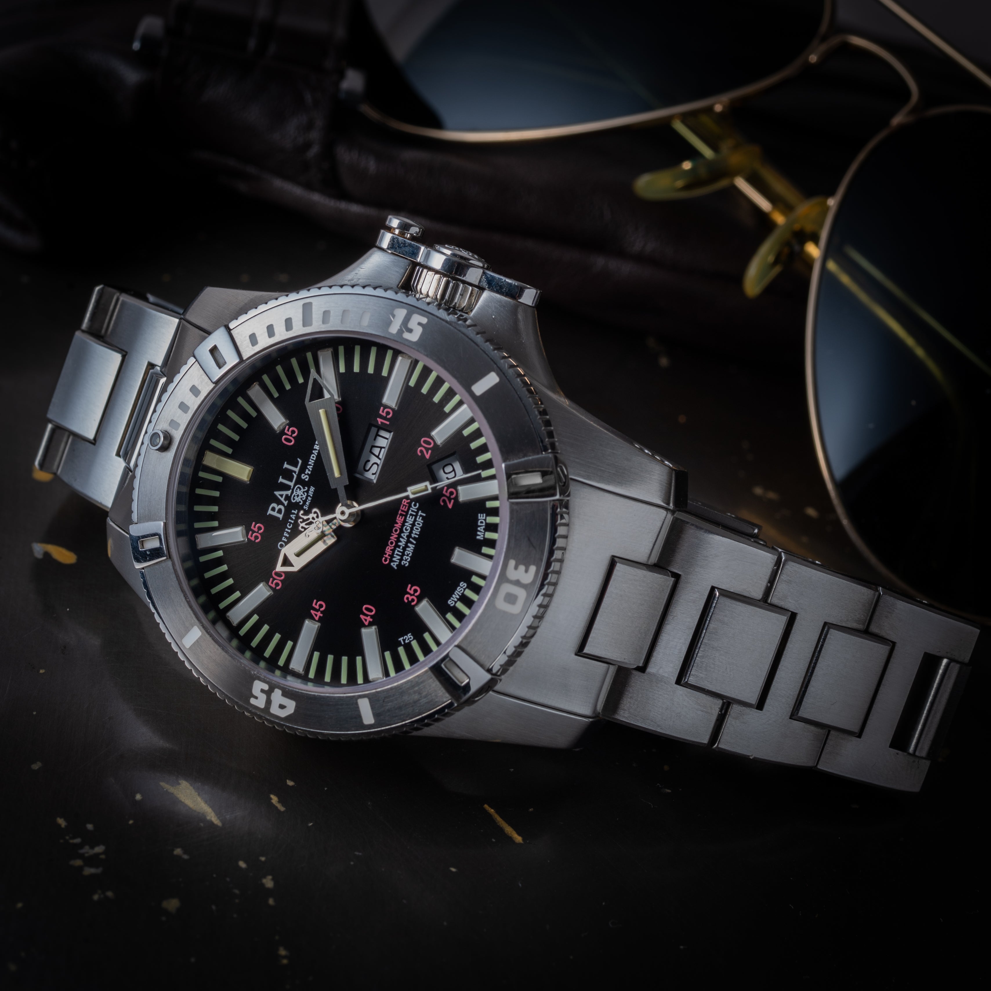 ボールウォッチ エンジニアハイドロカーボン スペースマスター ブラック 330mダイバー クロノメーター 2000年代