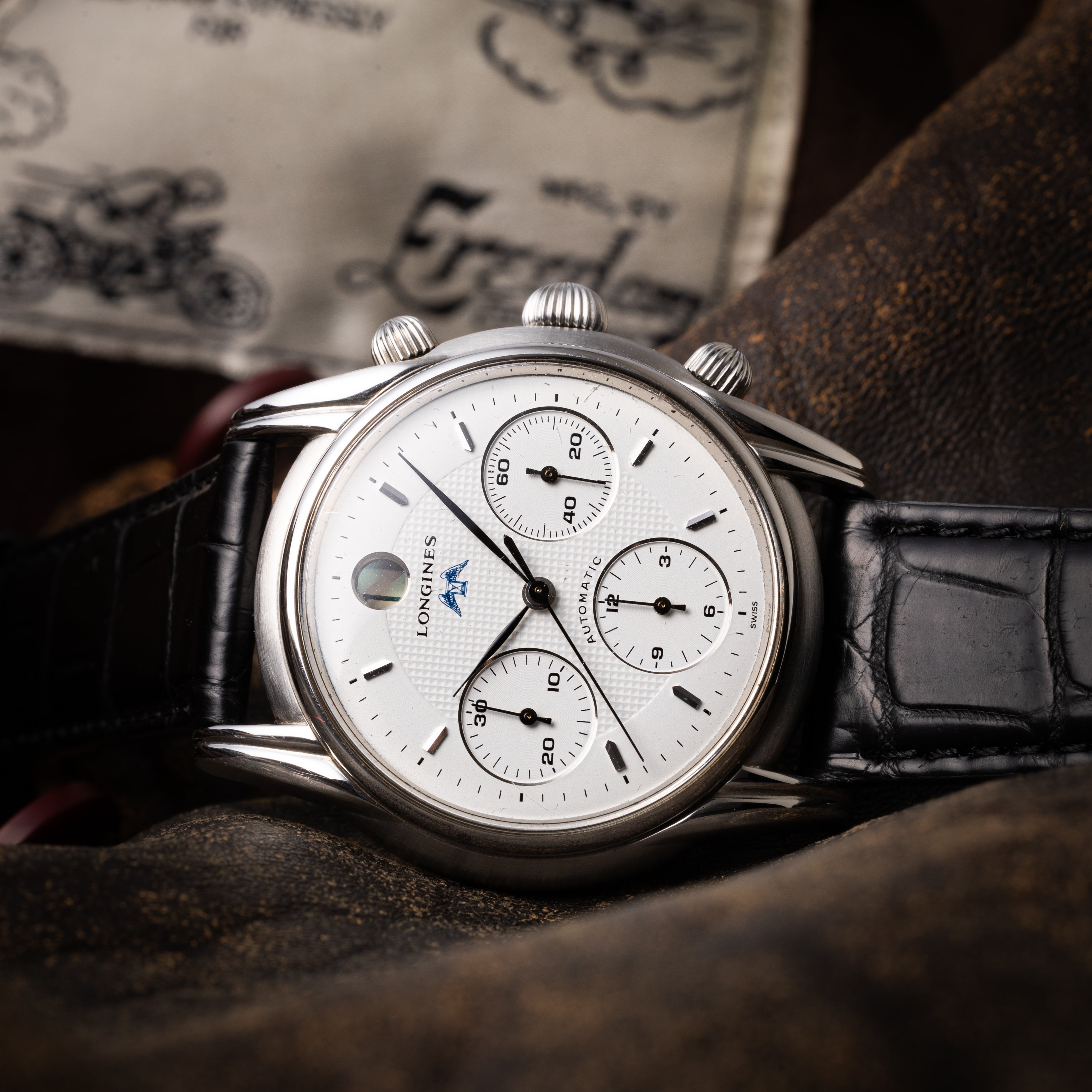 ロンジン モニュメント クロノグラフ L4.661.4 自動巻き