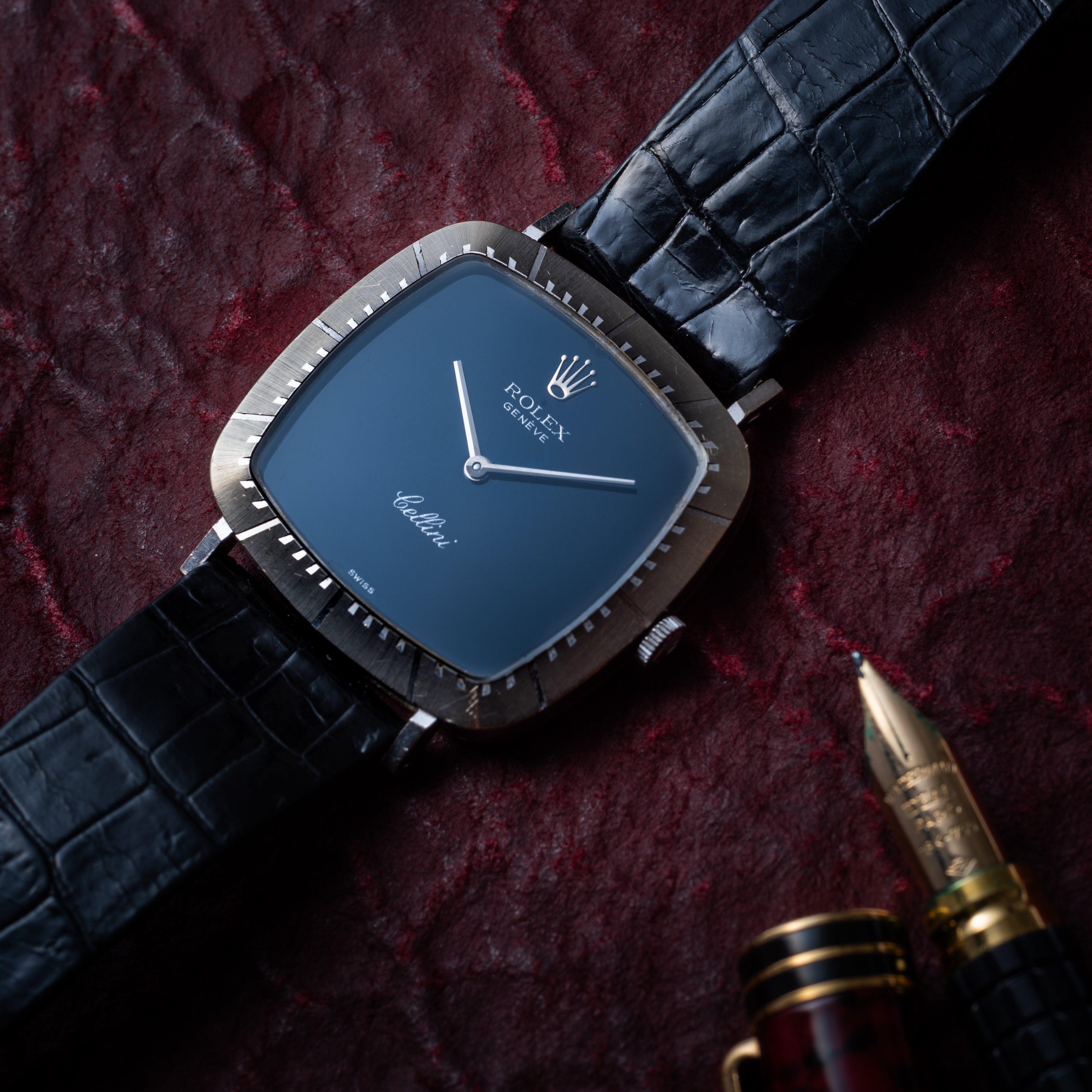 ロレックス チェリーニ 1981年製 18金無垢ホワイトゴールド Ref.4084 手巻き