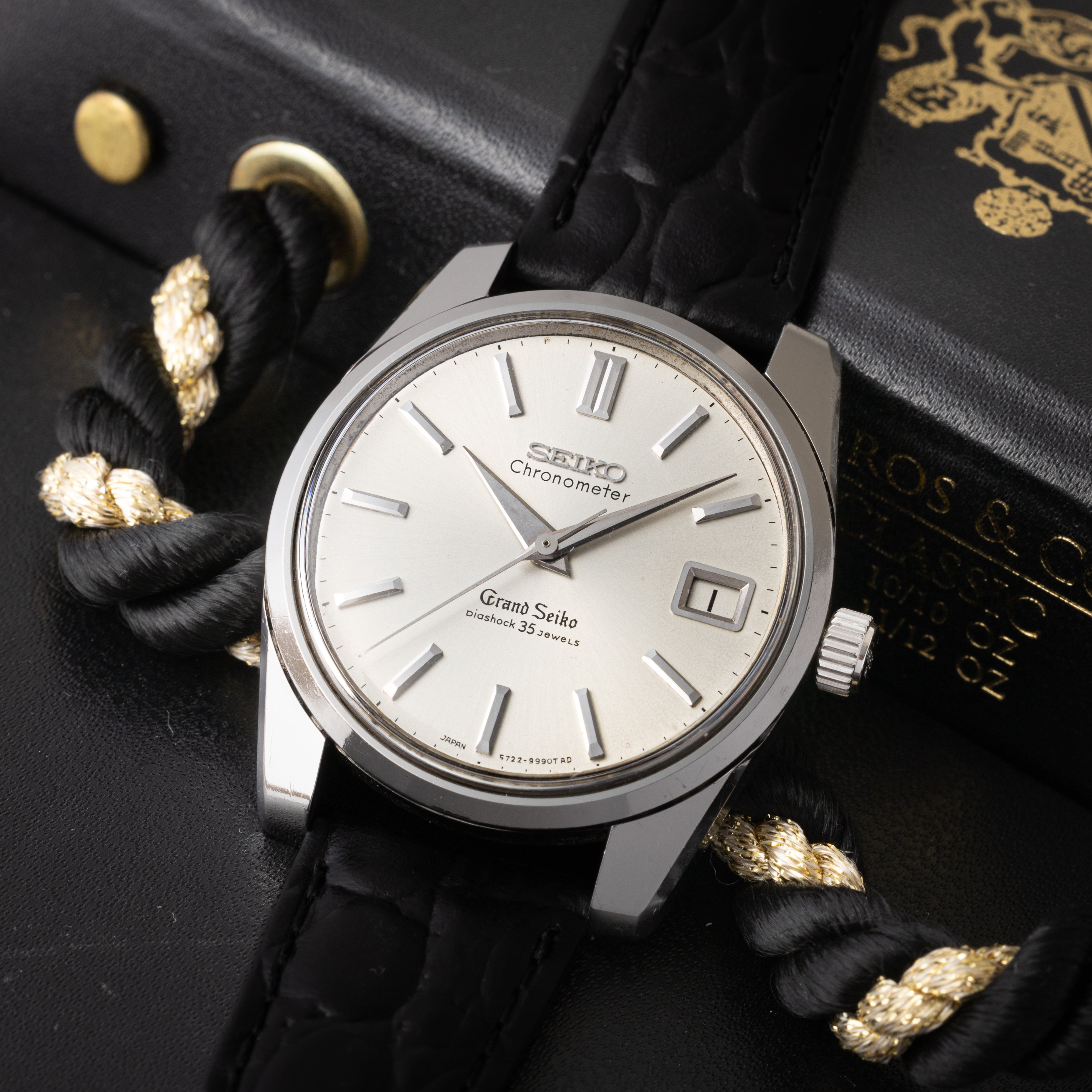 セイコー グランドセイコー 57GS 1965年製 Ref.5722-9990 純正尾錠付き