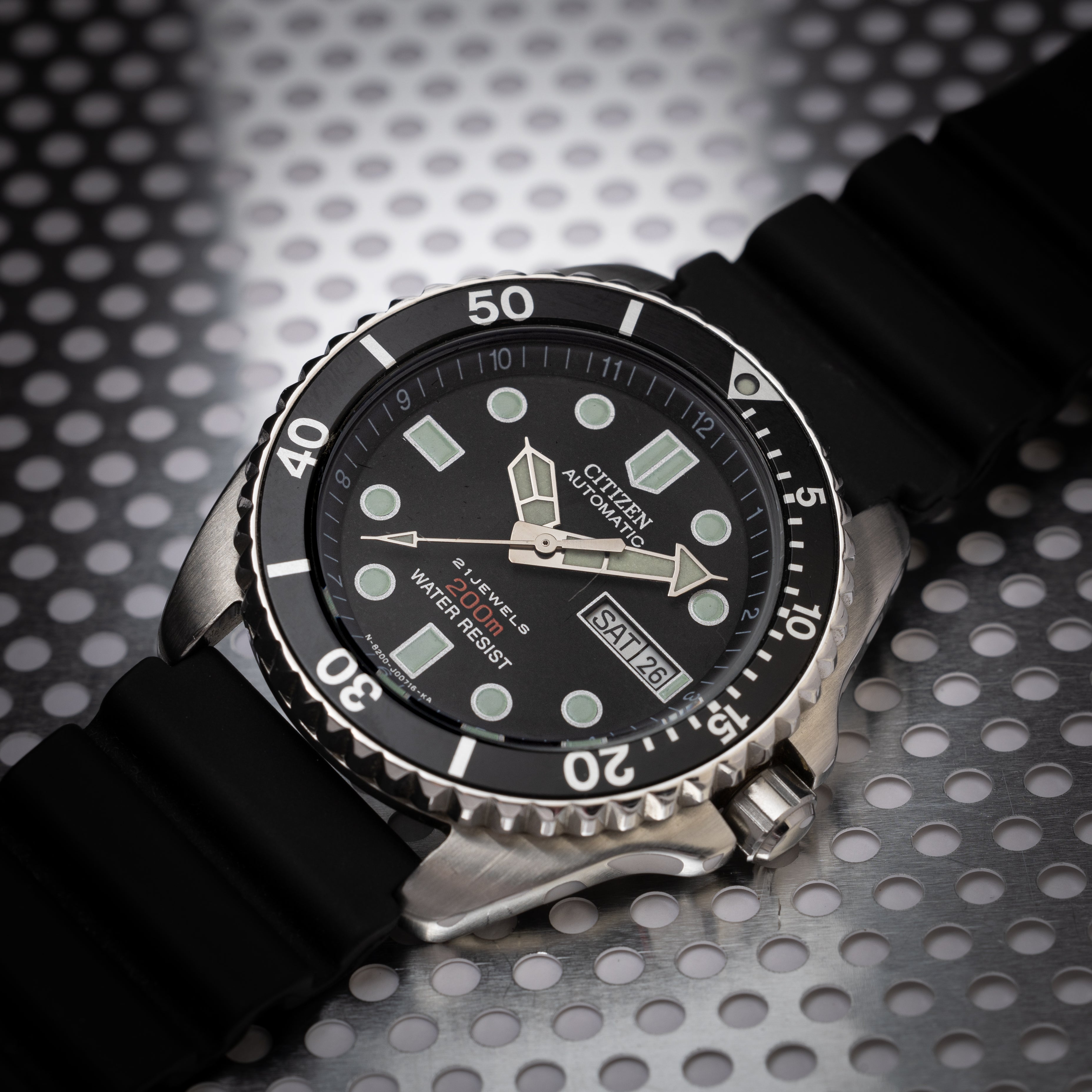 シチズン ダイバー 200m 1999年製 Ref.4-824164 Y