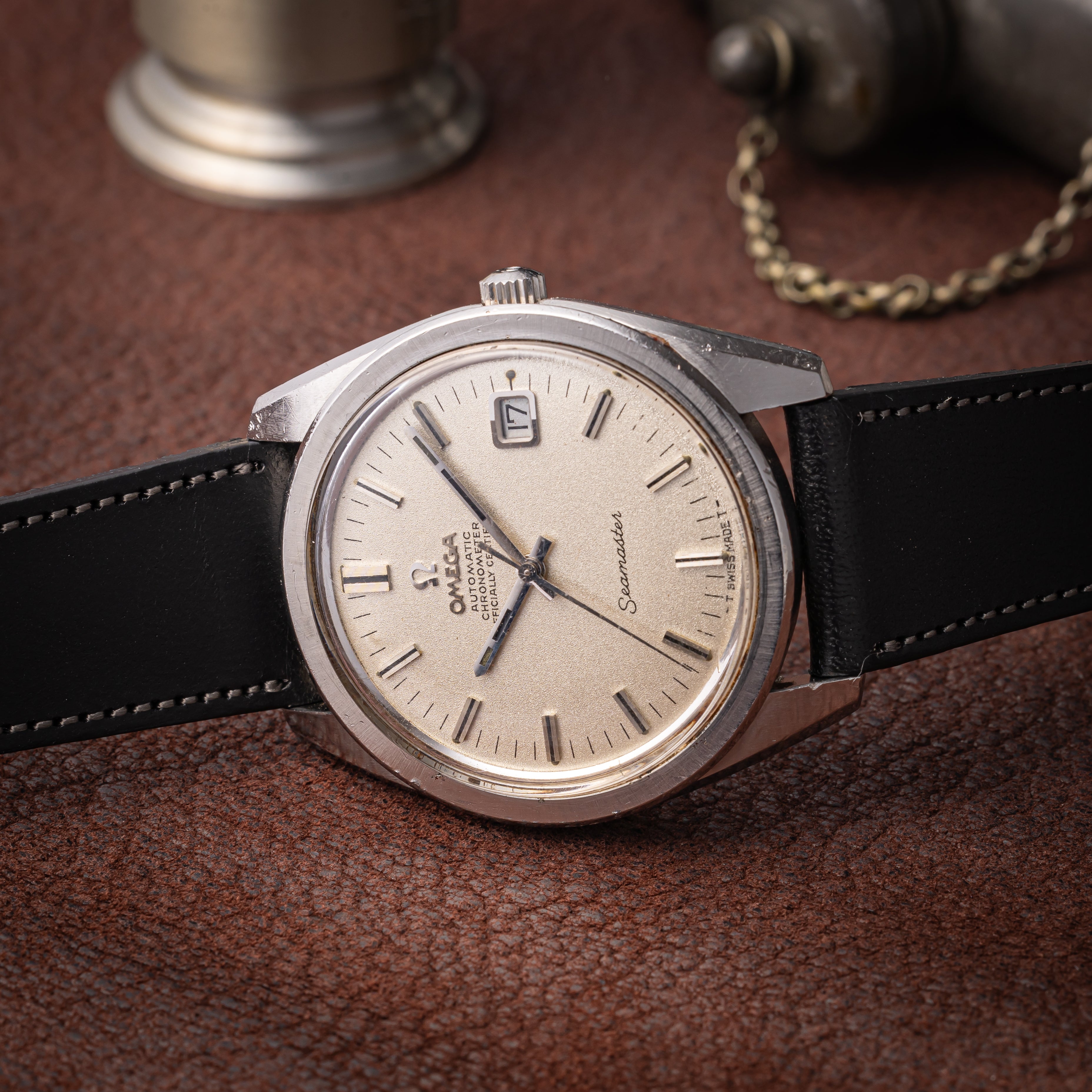 オメガ シーマスター クロノメーター 1968年製 Ref.168.022 リネンダイヤル